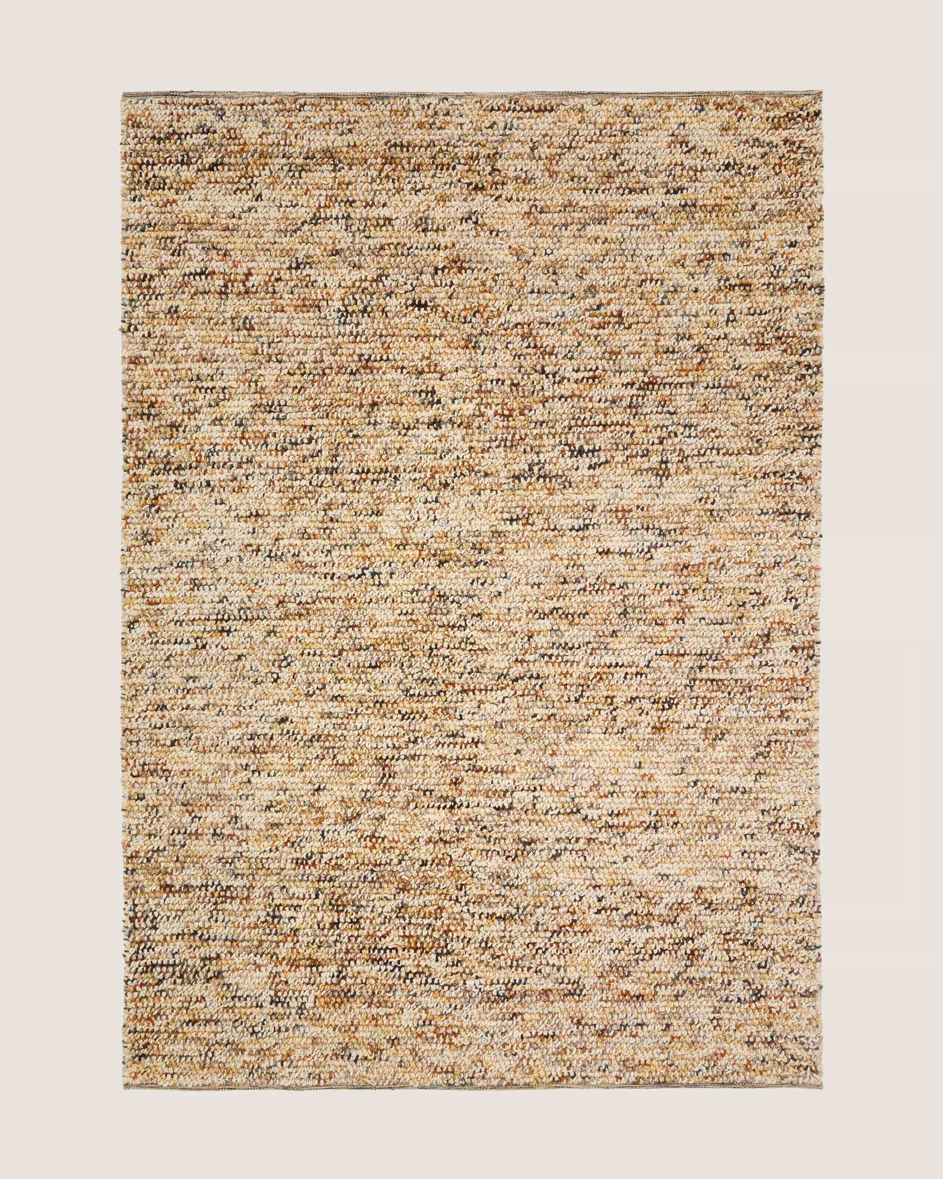 Elanis többszínű bouclé gyapjú szőnyeg, 200 x 300 cm