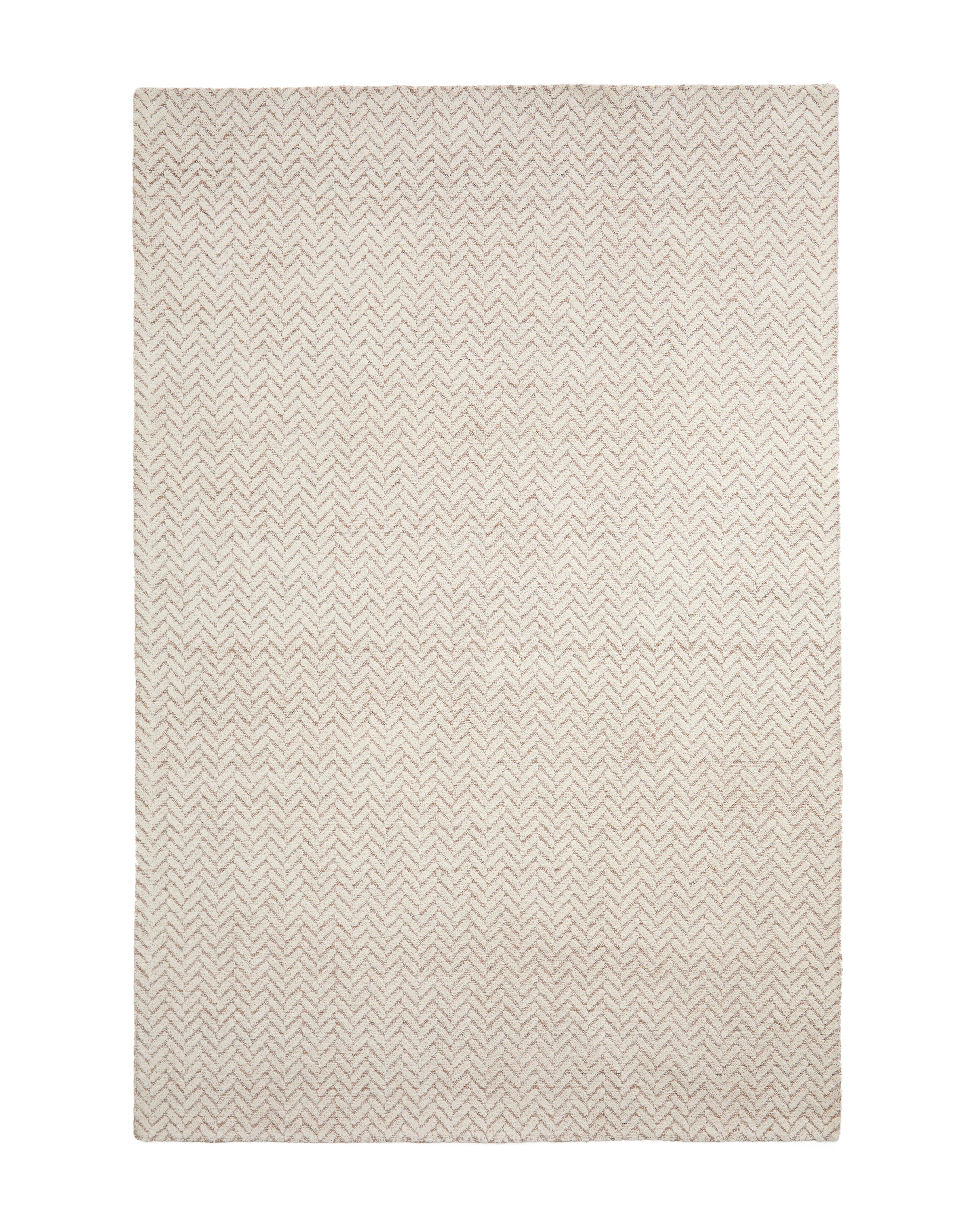 Calira beige woven jacquard wool rug 300 x 200cm - Product Image