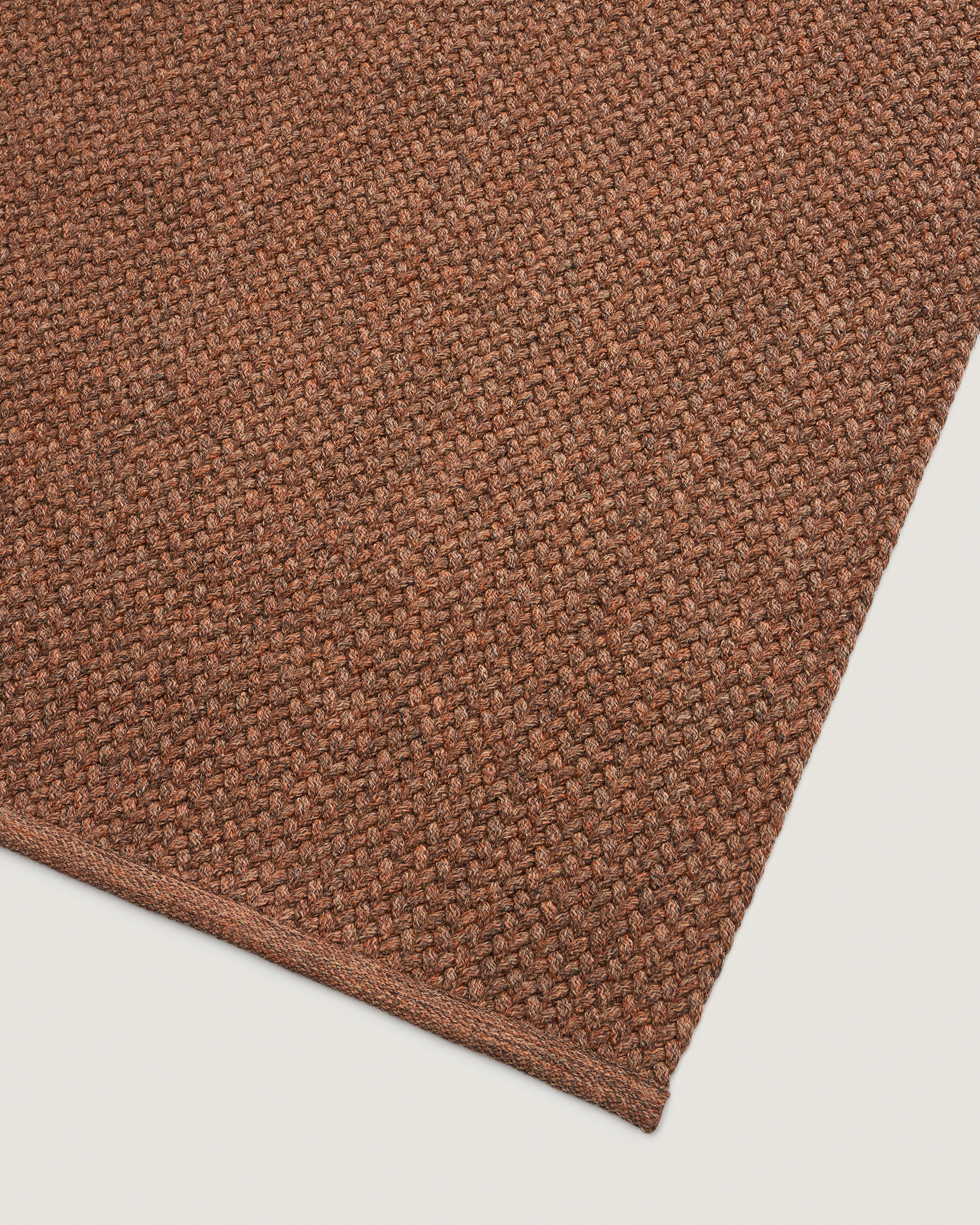 Rug Despas in synthetic fibers terracotta 160 x 230 cm - Detail