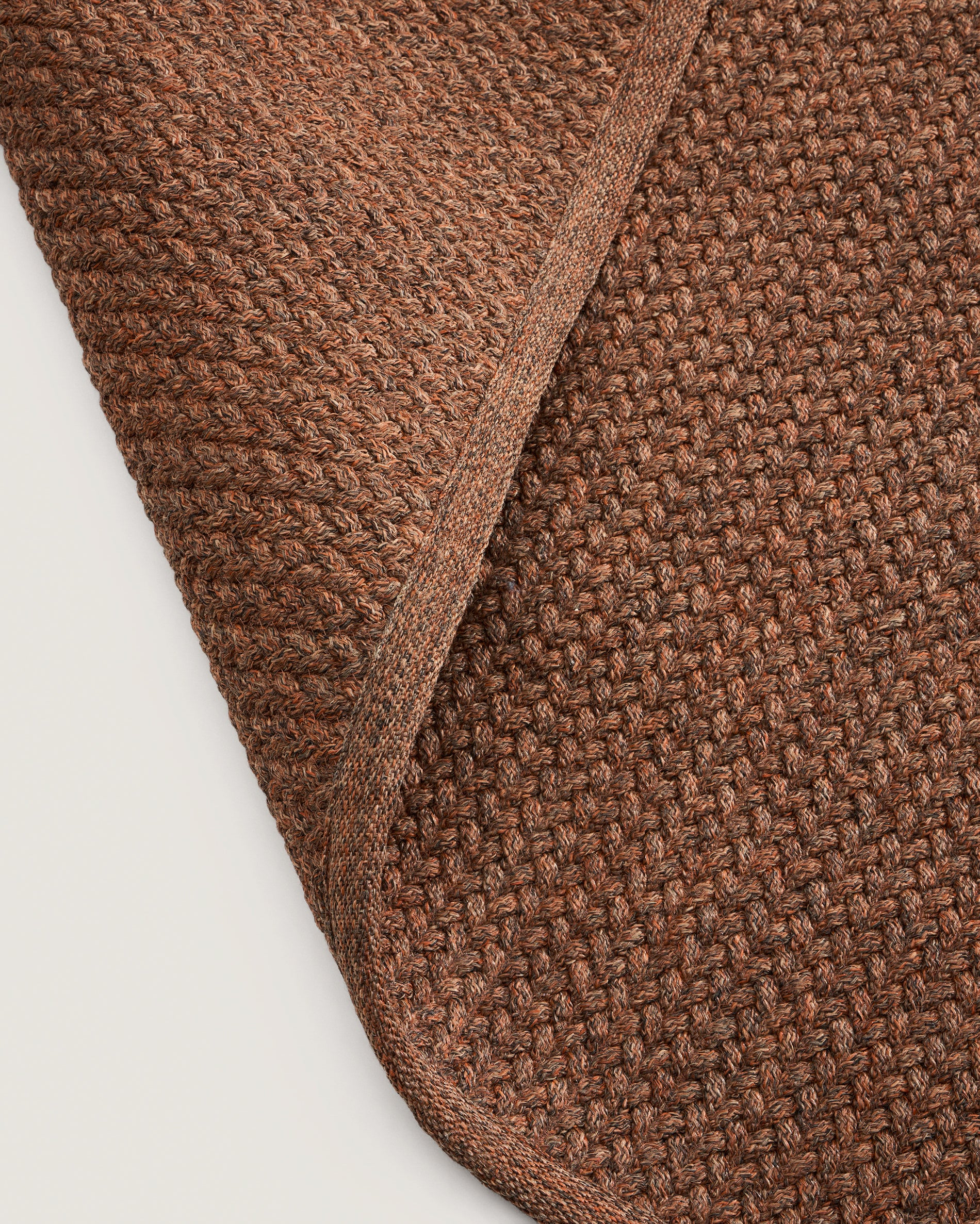 Rug Despas in synthetic fibers terracotta 160 x 230 cm - Detail