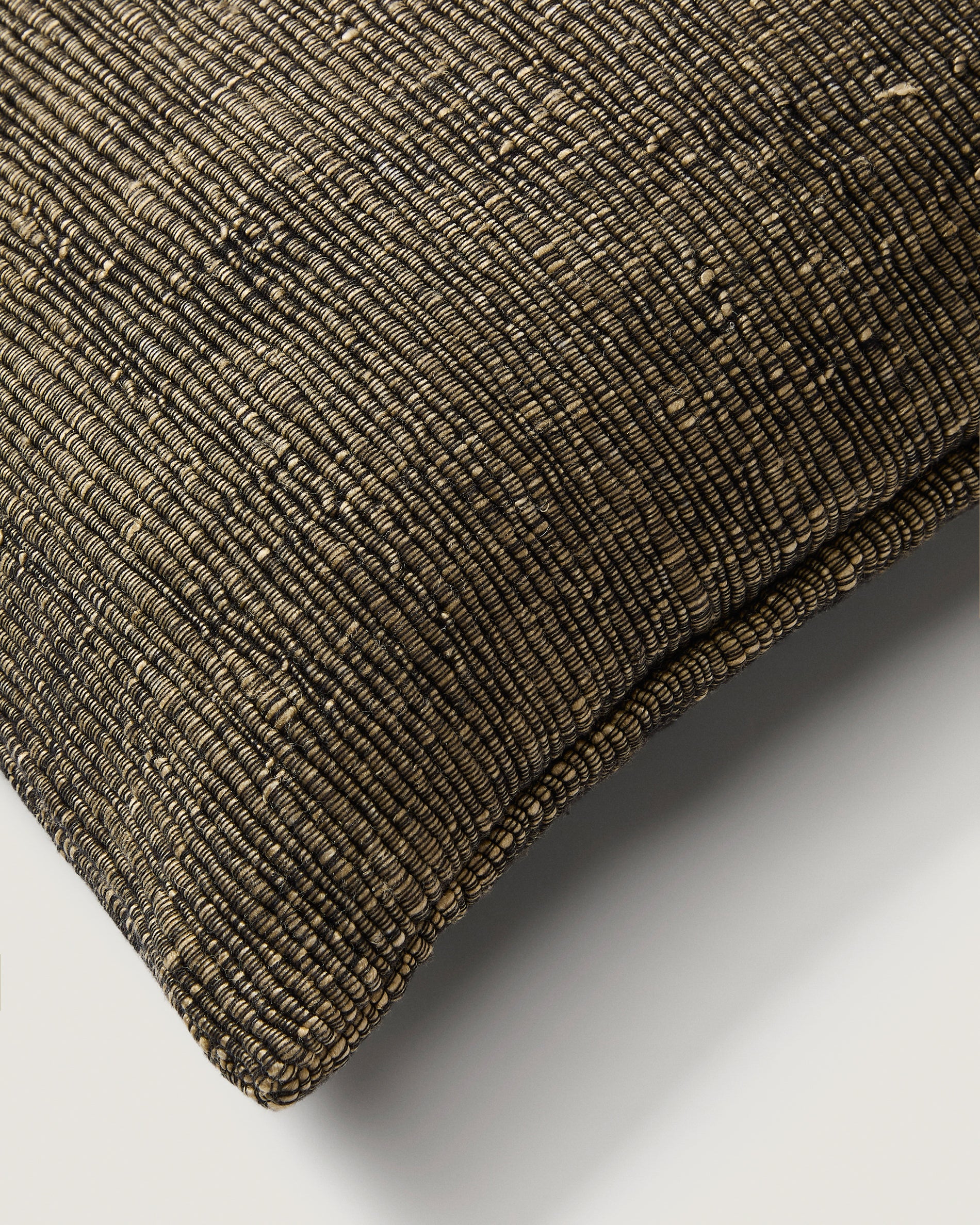 Machiel cushion cover in green viscose jacquard 50 x 50 cm - Detail