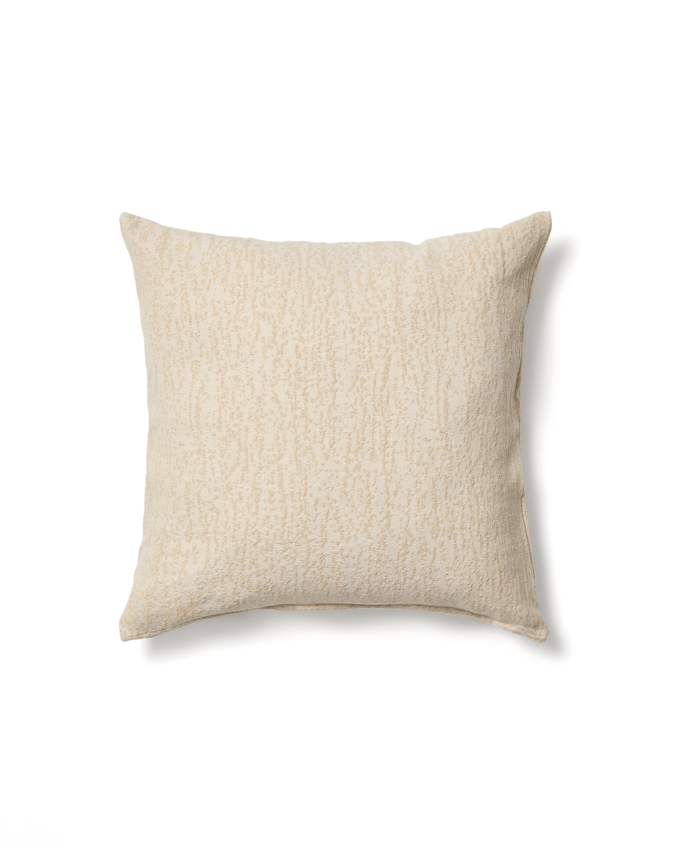 Melien cushion cover in natural dot jacquard 50 x 50 cm - Product Image