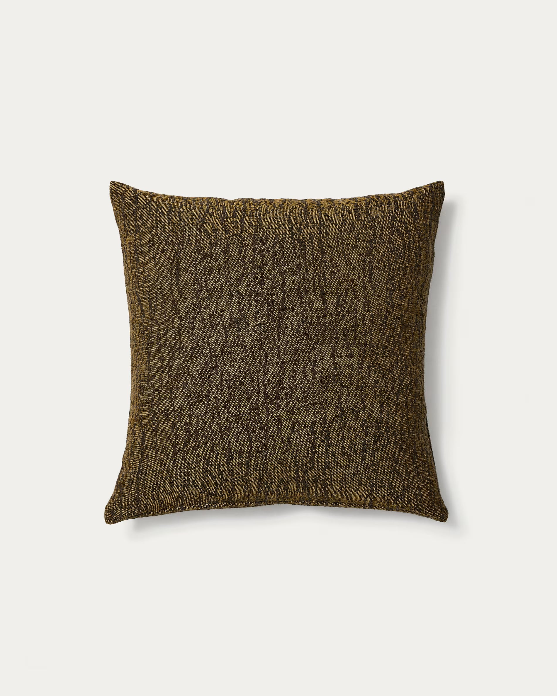 Melien párnahuzat zöld pöttyös jacquard mintával, 50 x 50 cm