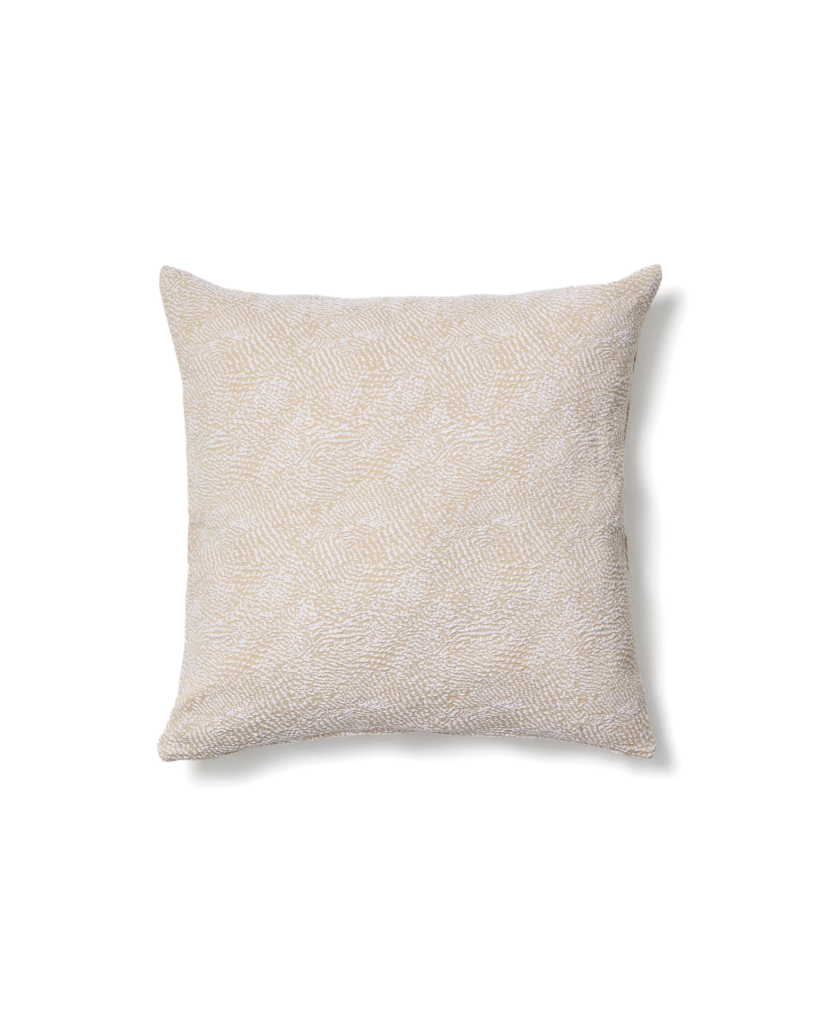 Junie cushion cover in beige cotton jacquard 50 x 50 cm - Product Image
