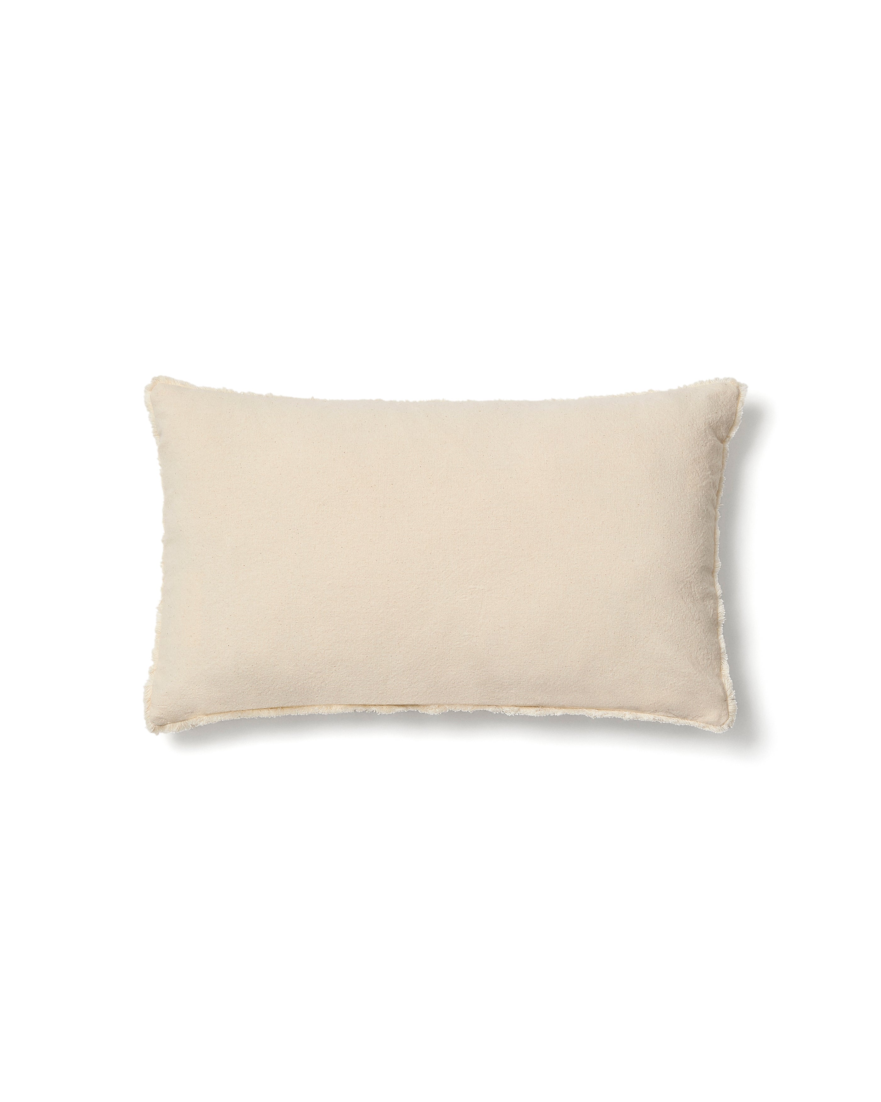 Narela cushion cover in natural jacquard cotton and viscose 50 x 30 cm - Product Image