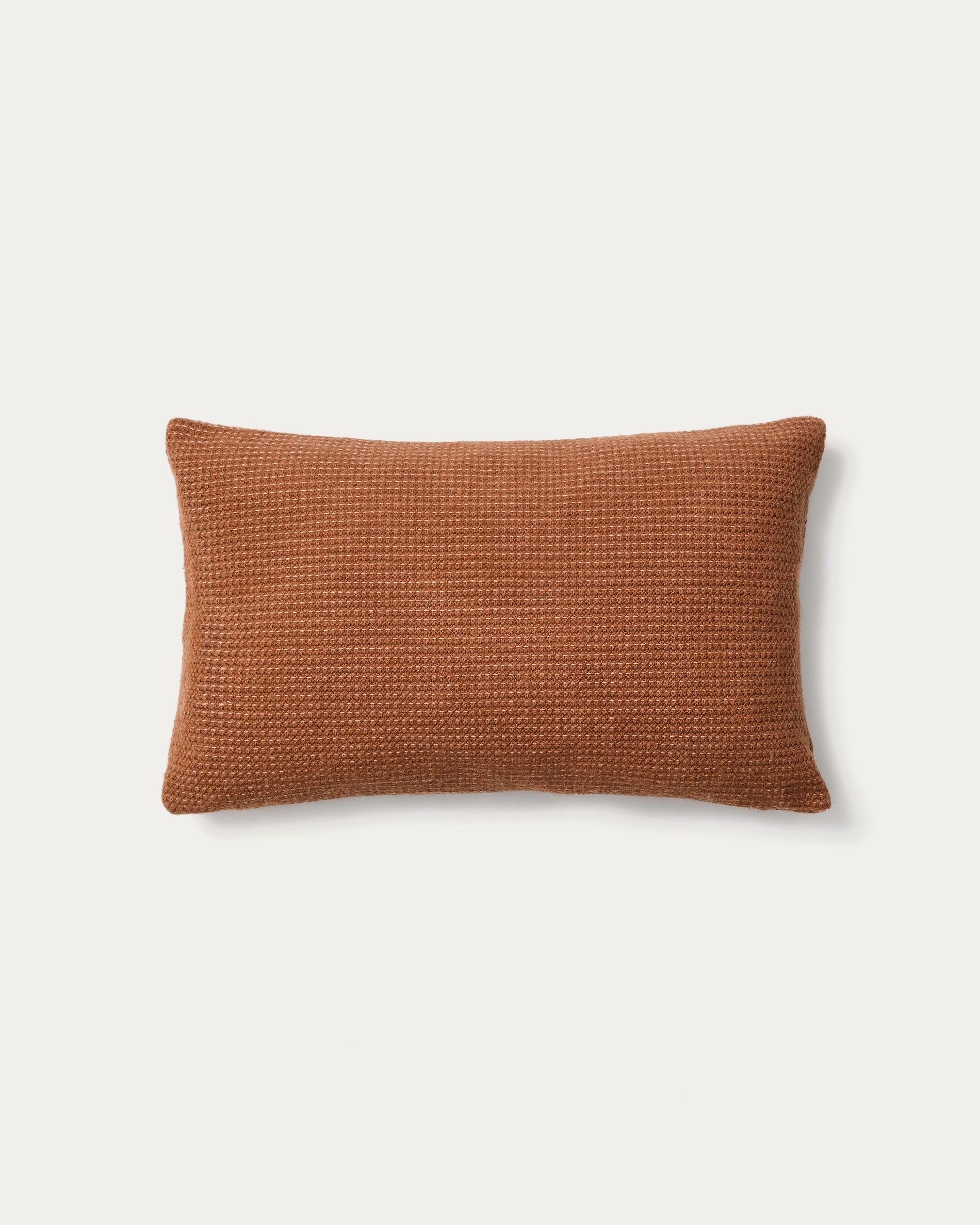 Elira wool and cotton cushion cover in orange 40 x 60 cm - Product View