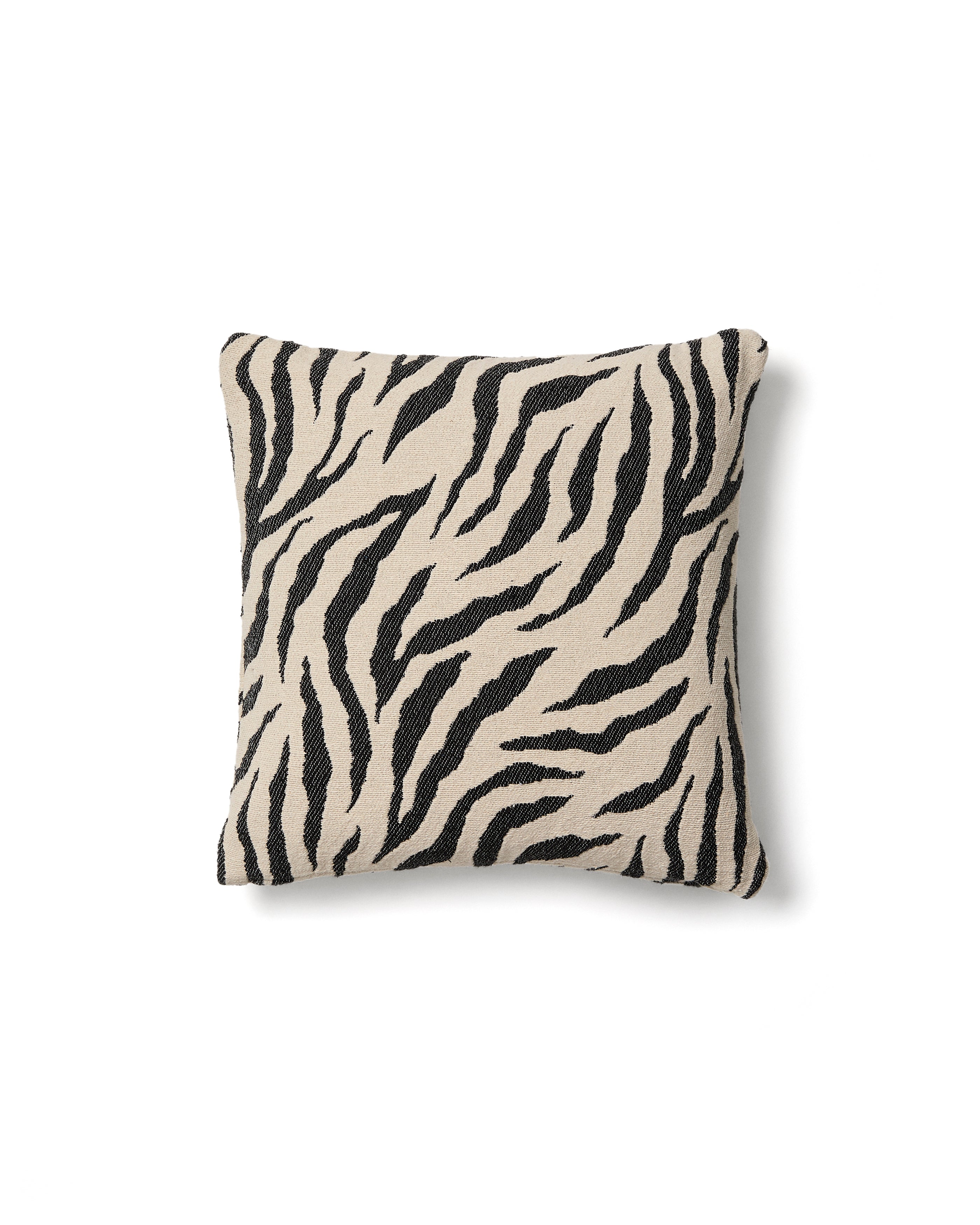 Meluni zebra cotton jacquard cushion cover 45 x 45cm - Product Image