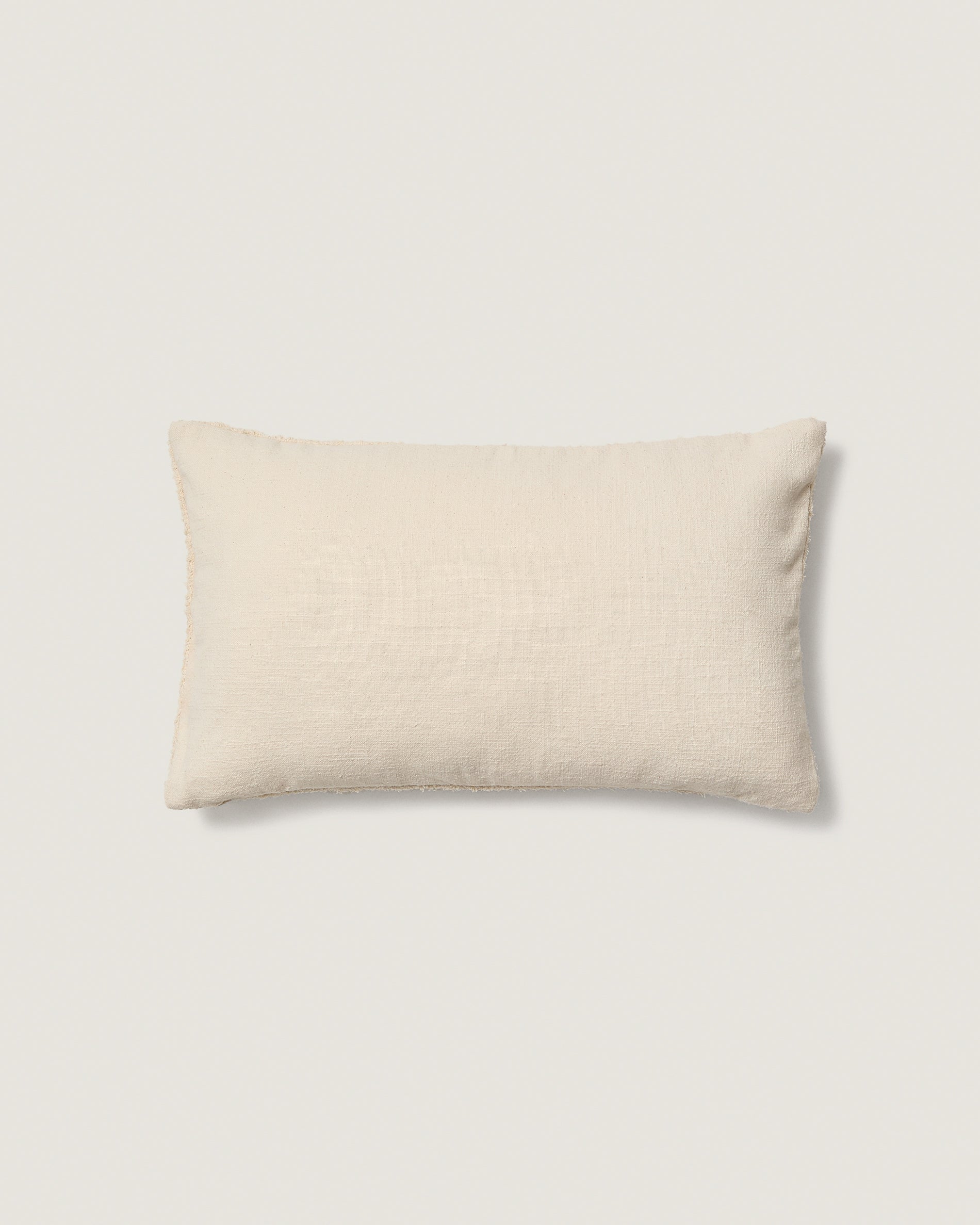 Enari beige and black cotton cushion cover 50 x 30cm - Product View