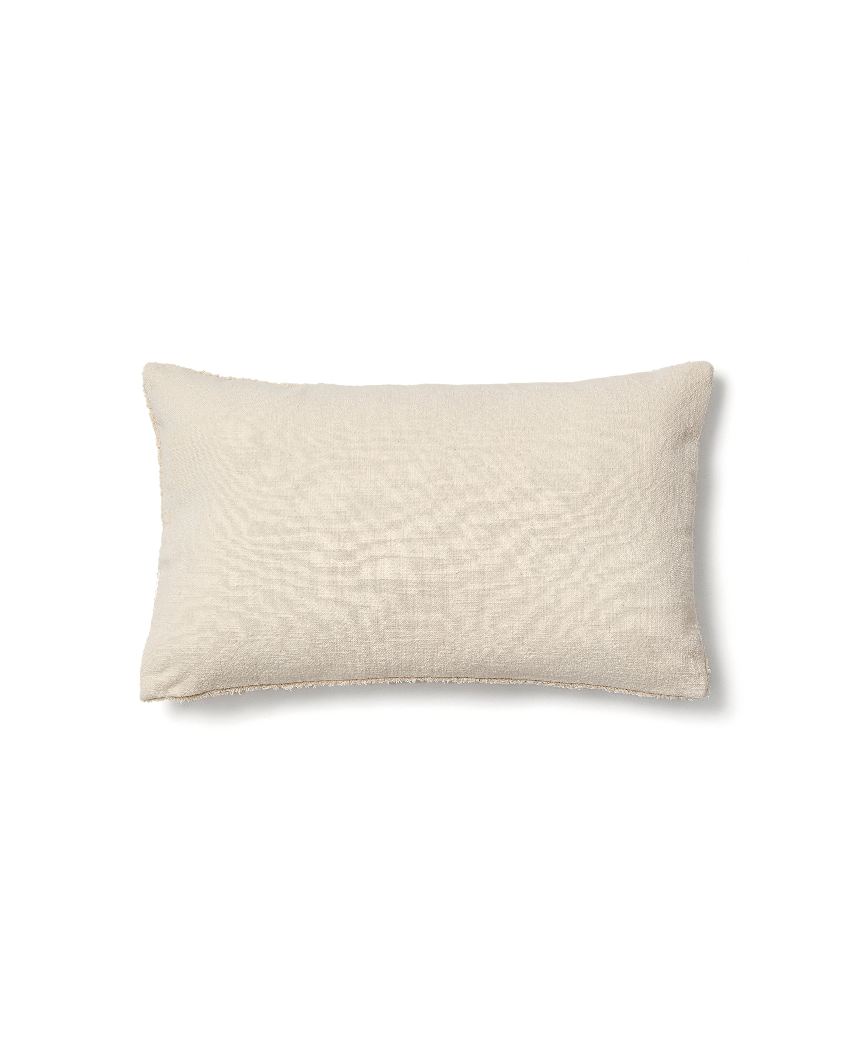 Enari beige and brown cotton cushion cover 50 x 30cm - Product Image