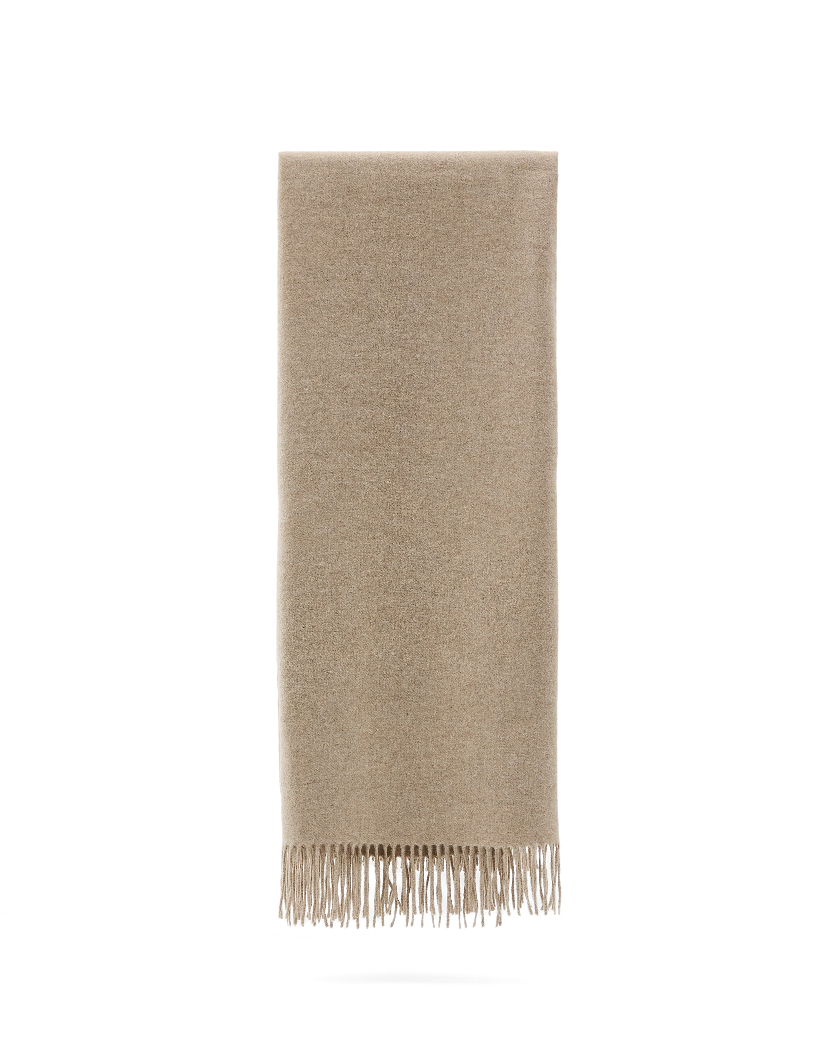 Trevina alpaca blanket with fringing 170 x 130cm - Product Image