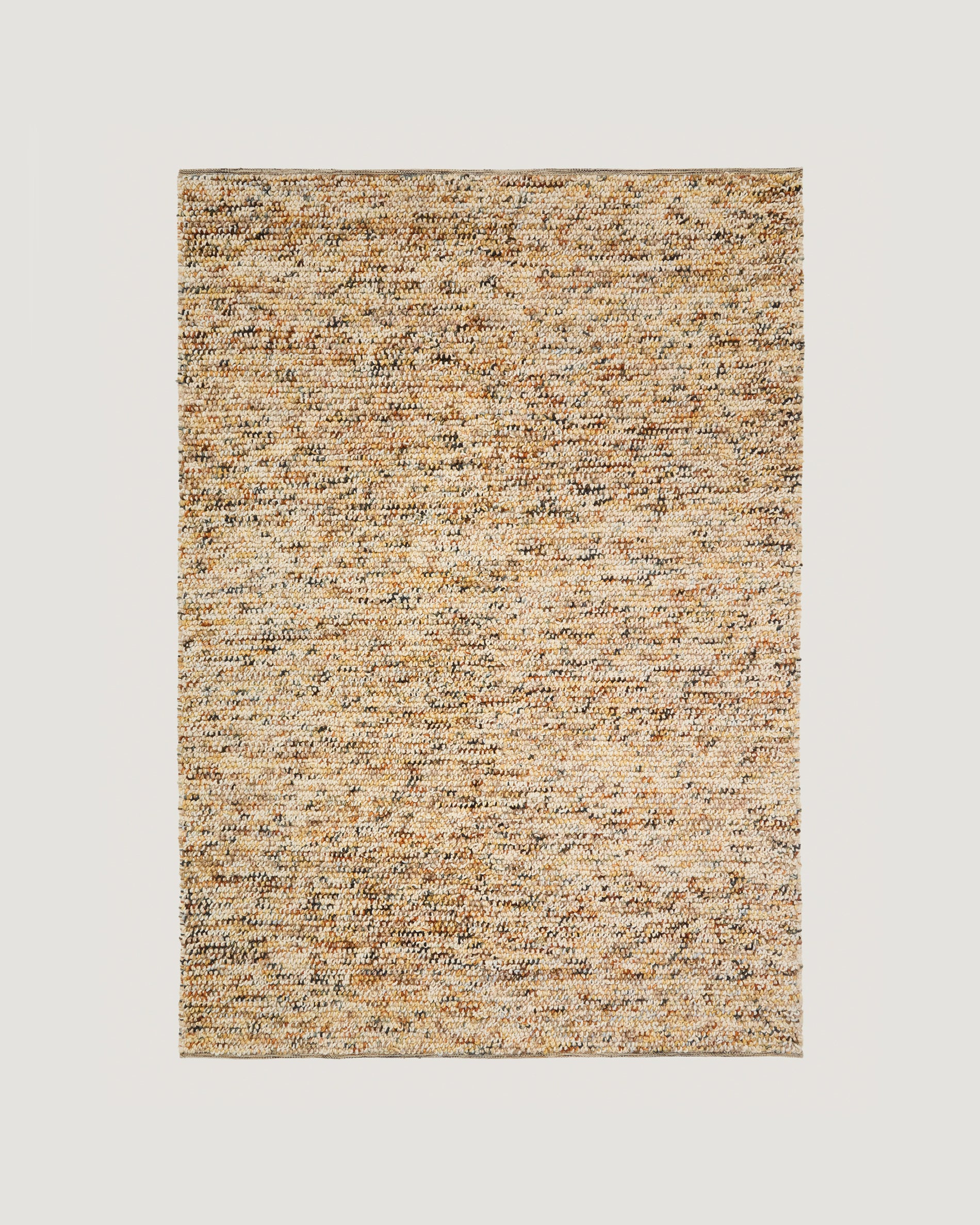 Elanis multicoloured bouclé wool rug 160 x 230cm - Product View