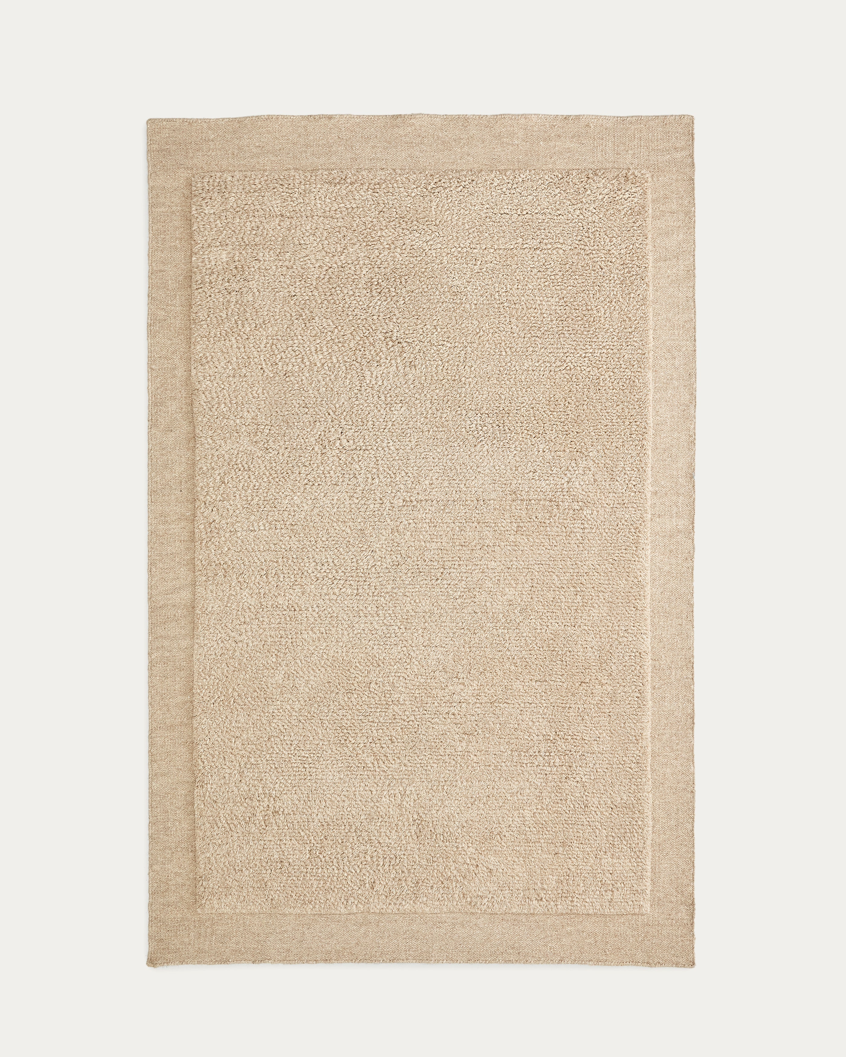 Marely beige wool rug 300 x 200cm - Product View