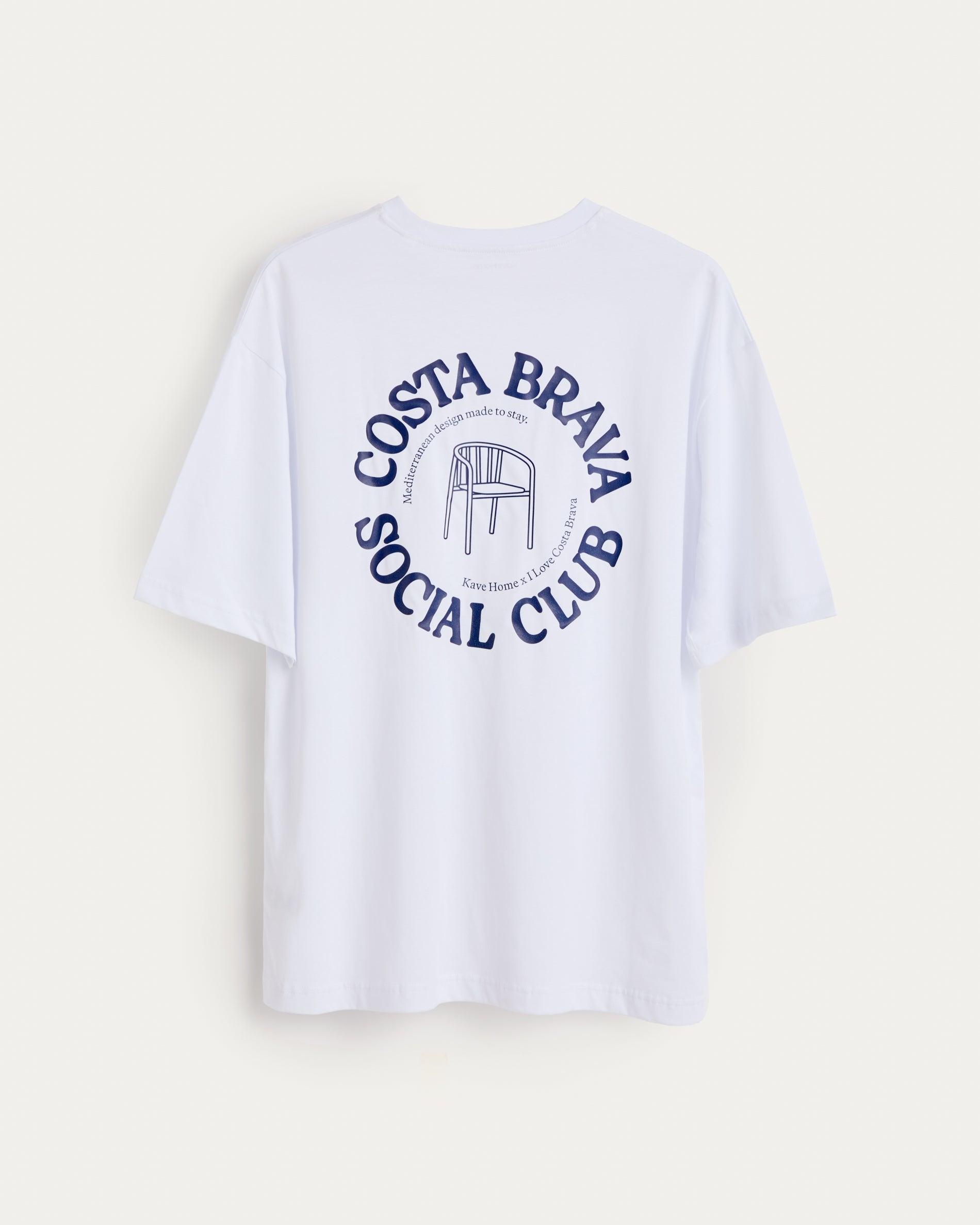 Unisex T-shirt I Love Costa Brava x Kave Home, 100% cotton, colour white, size S - Product View