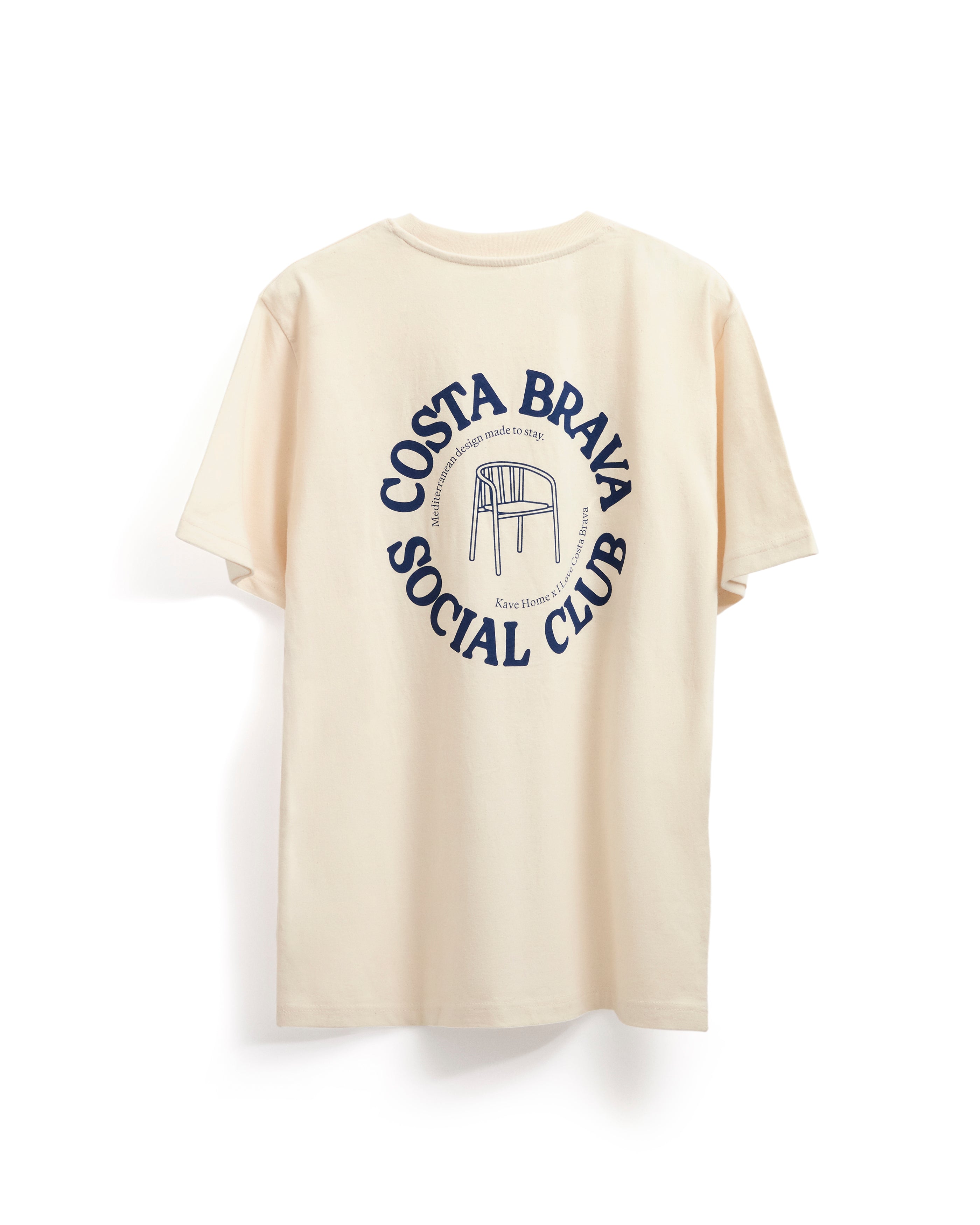 Unisex T-shirt I Love Costa Brava x Kave Home, 100% cotton, colour ecru, size S - Product Image