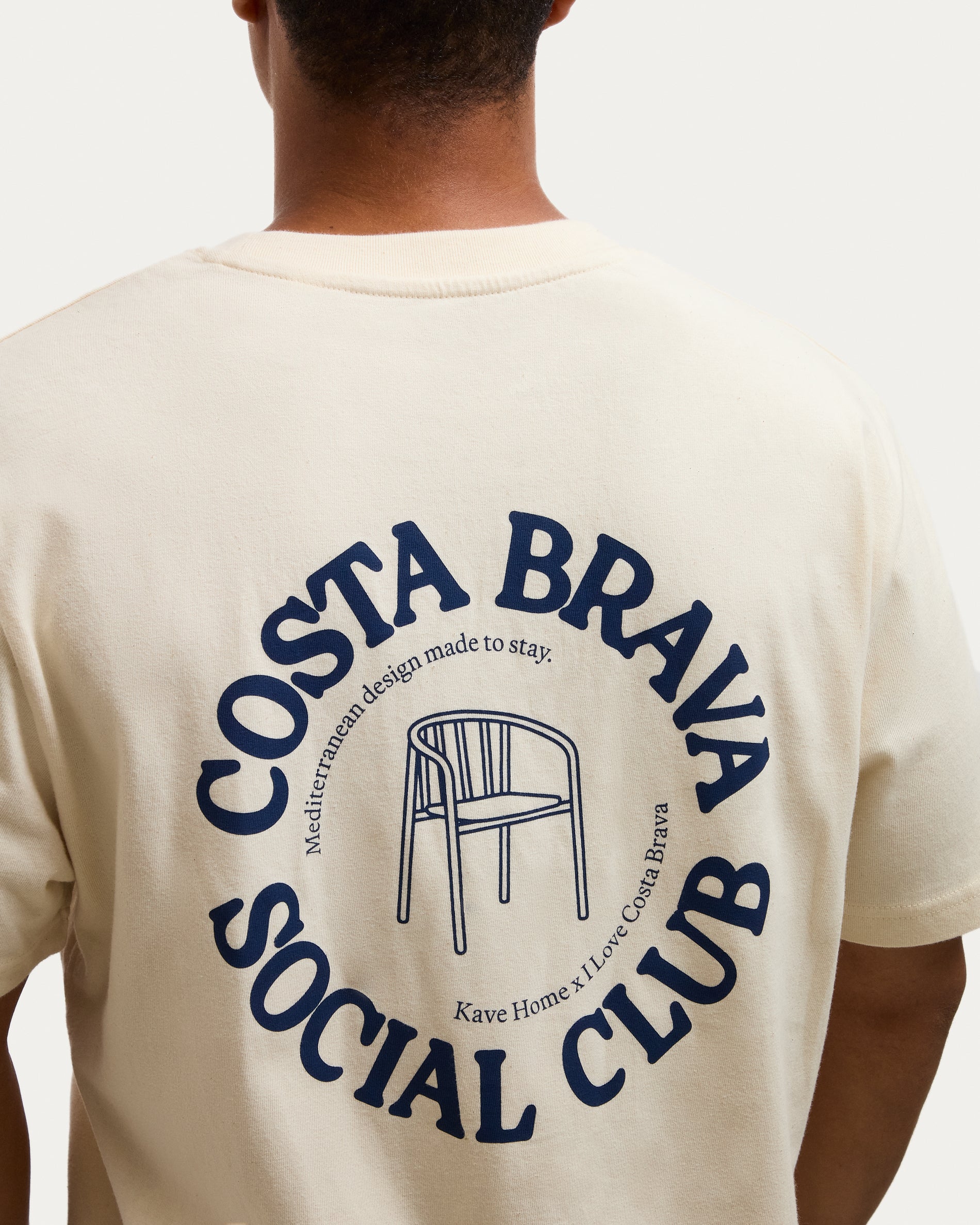 Unisex T-shirt I Love Costa Brava x Kave Home, 100% cotton, colour ecru, size S - Detail