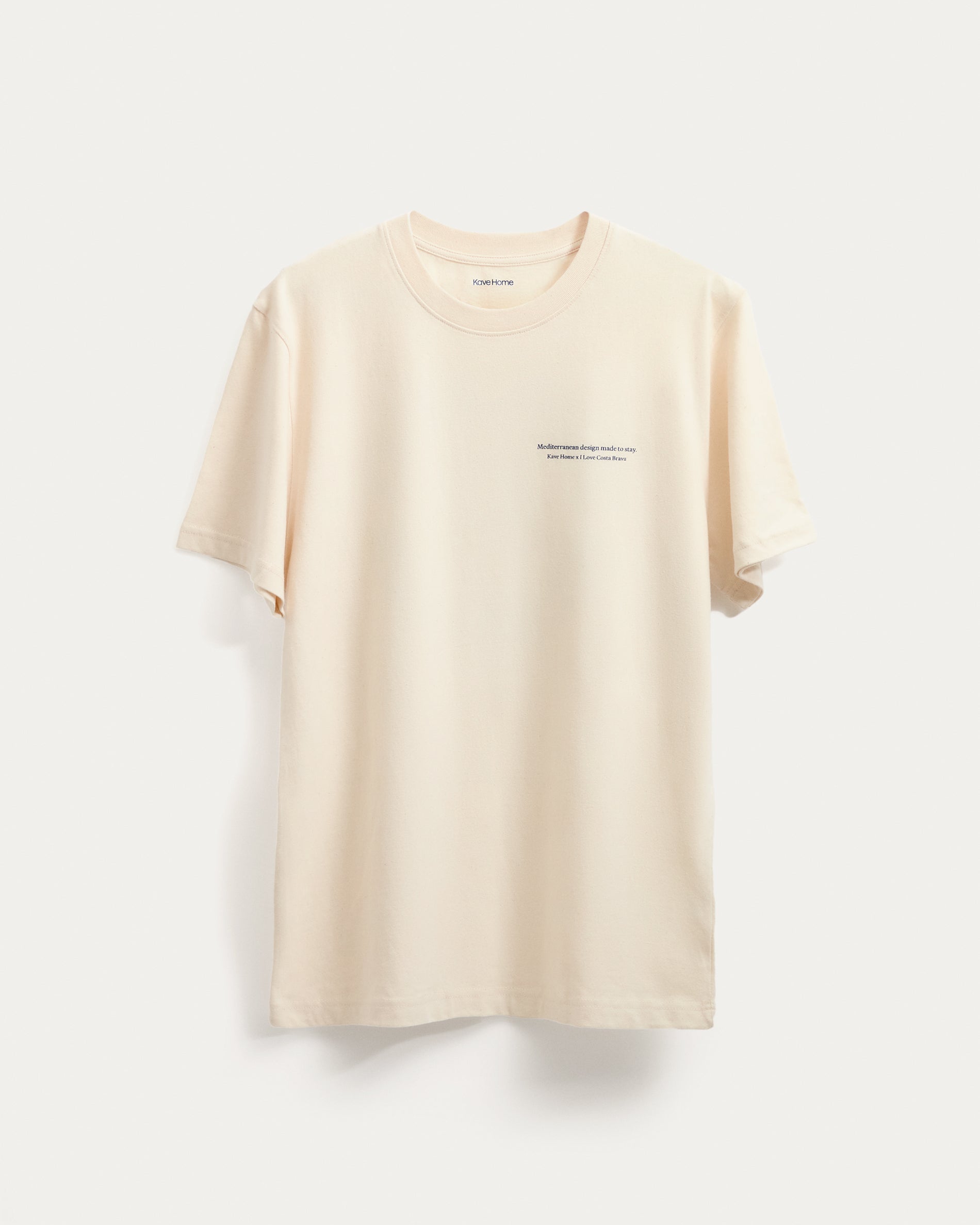 Unisex T-shirt I Love Costa Brava x Kave Home, 100% cotton, colour ecru, size S - Product View