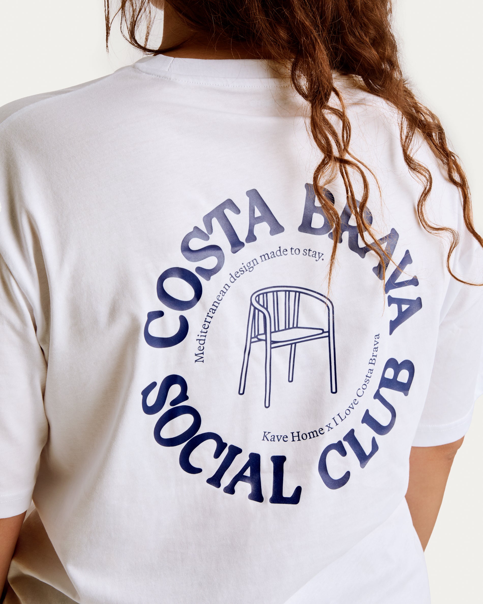 Unisex T-shirt I Love Costa Brava x Kave Home, 100% cotton, colour white, size M - Detail