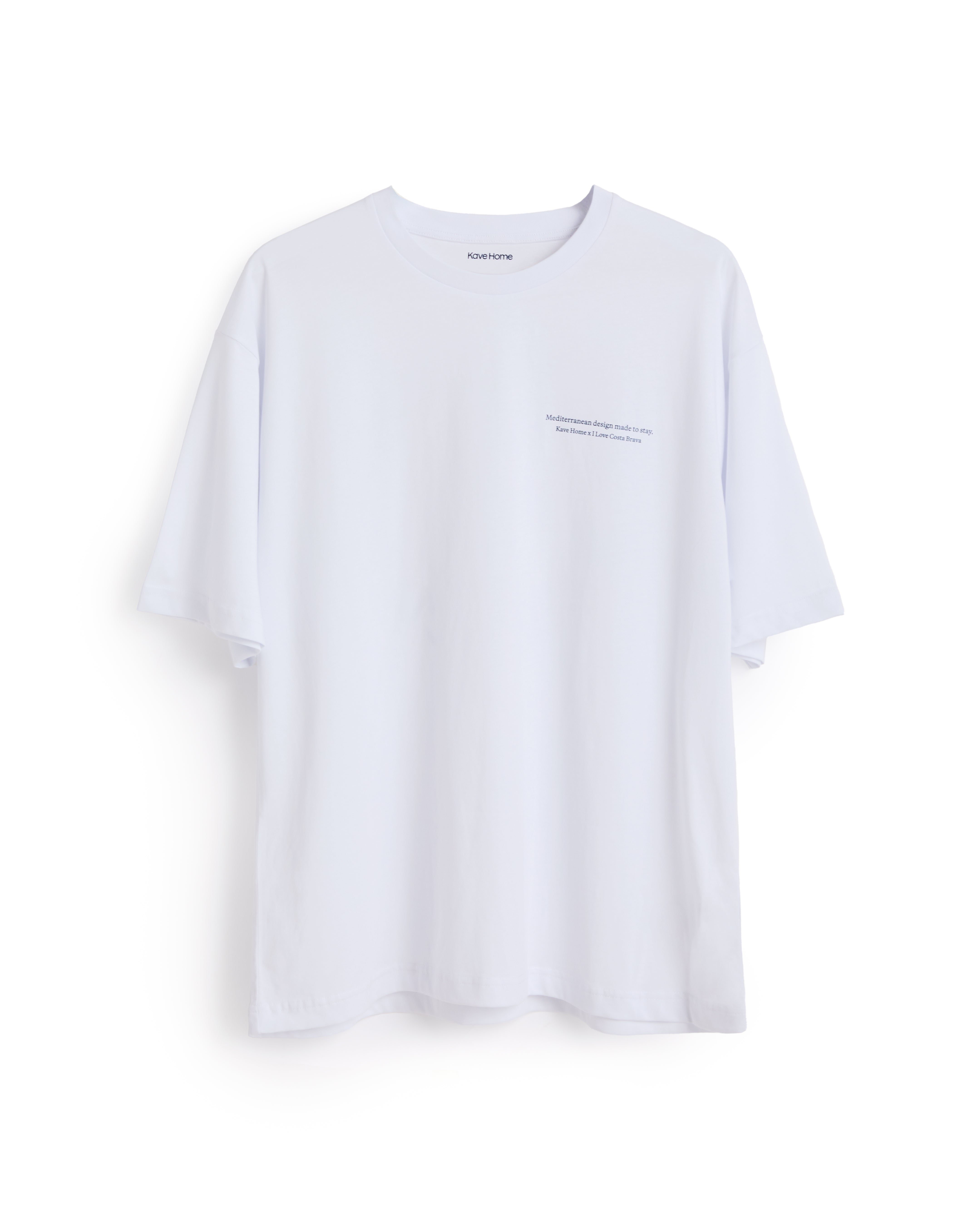 Unisex T-shirt I Love Costa Brava x Kave Home, 100% cotton, colour white, size L - Product Image