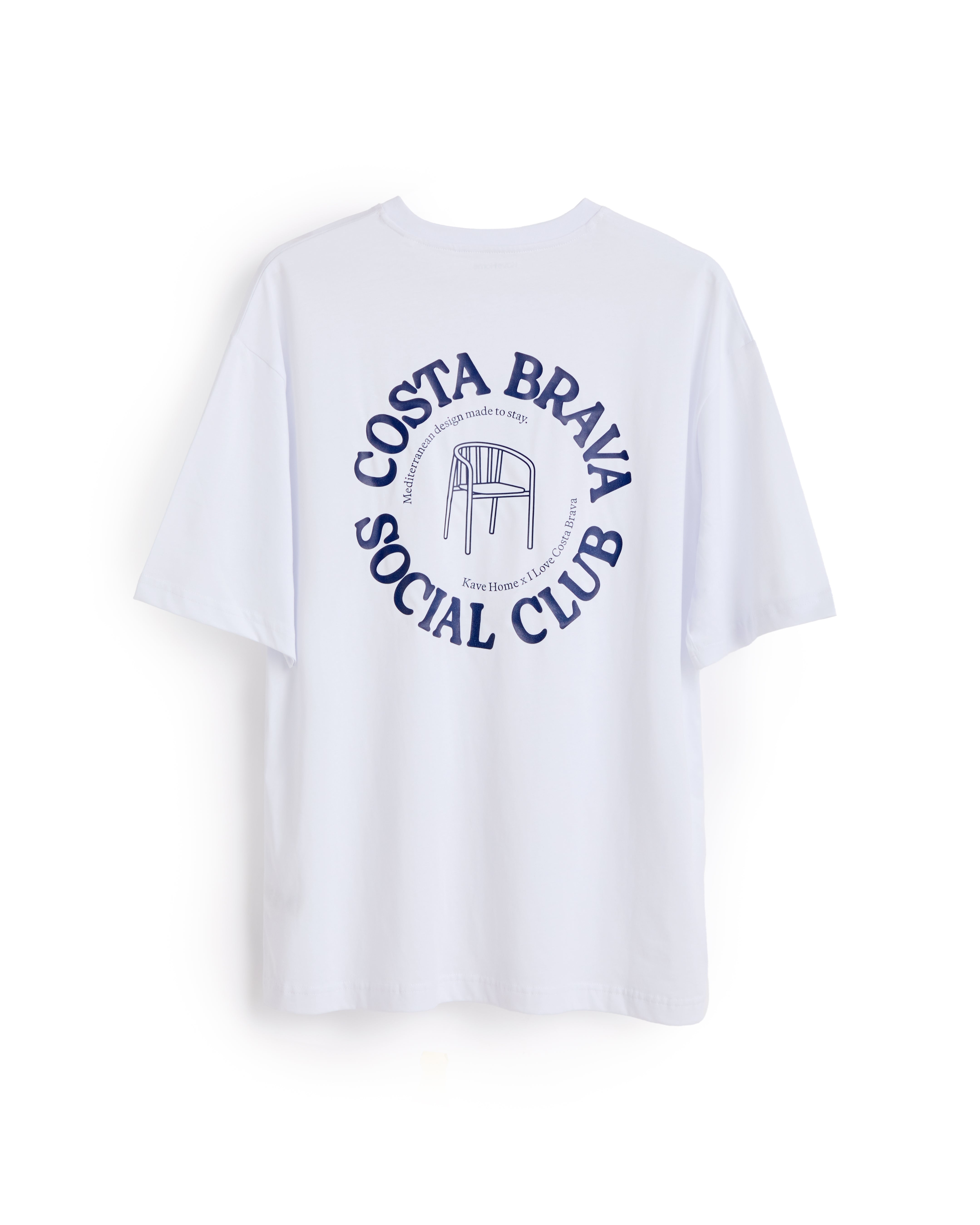 Unisex T-shirt I Love Costa Brava x Kave Home, 100% cotton, colour white, size L - Product Image