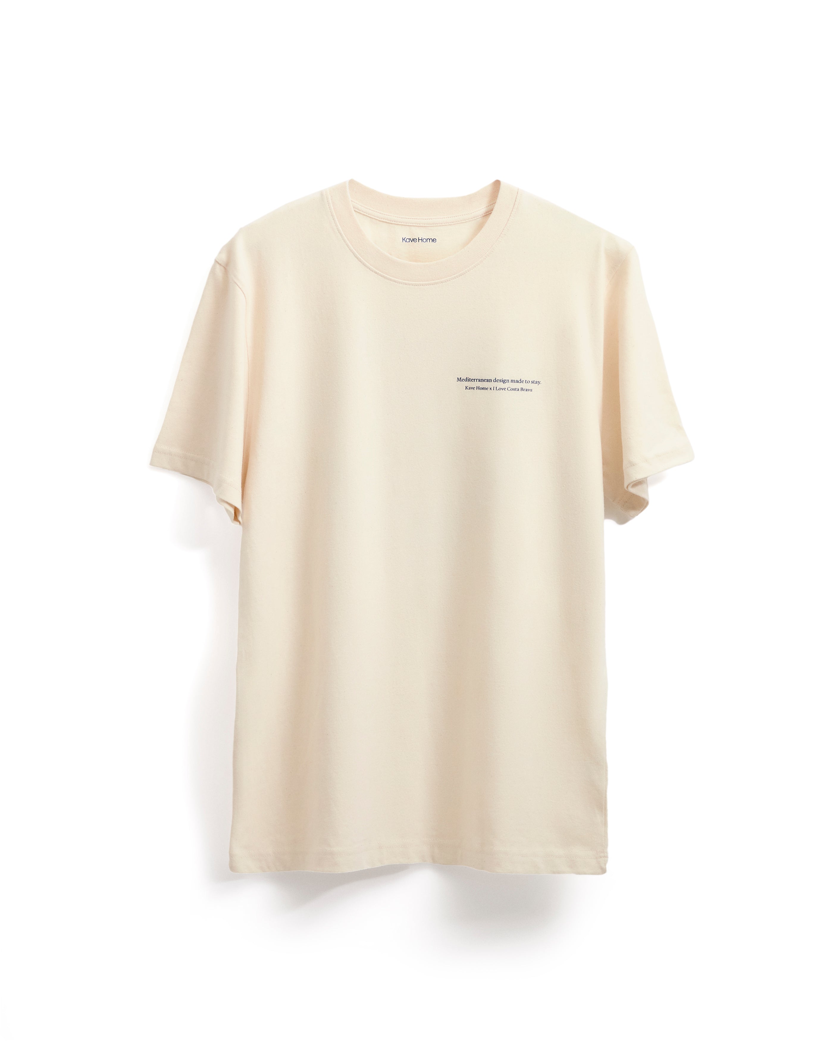 Unisex T-shirt I Love Costa Brava x Kave Home, 100% cotton, colour ecru, size XL - Product Image