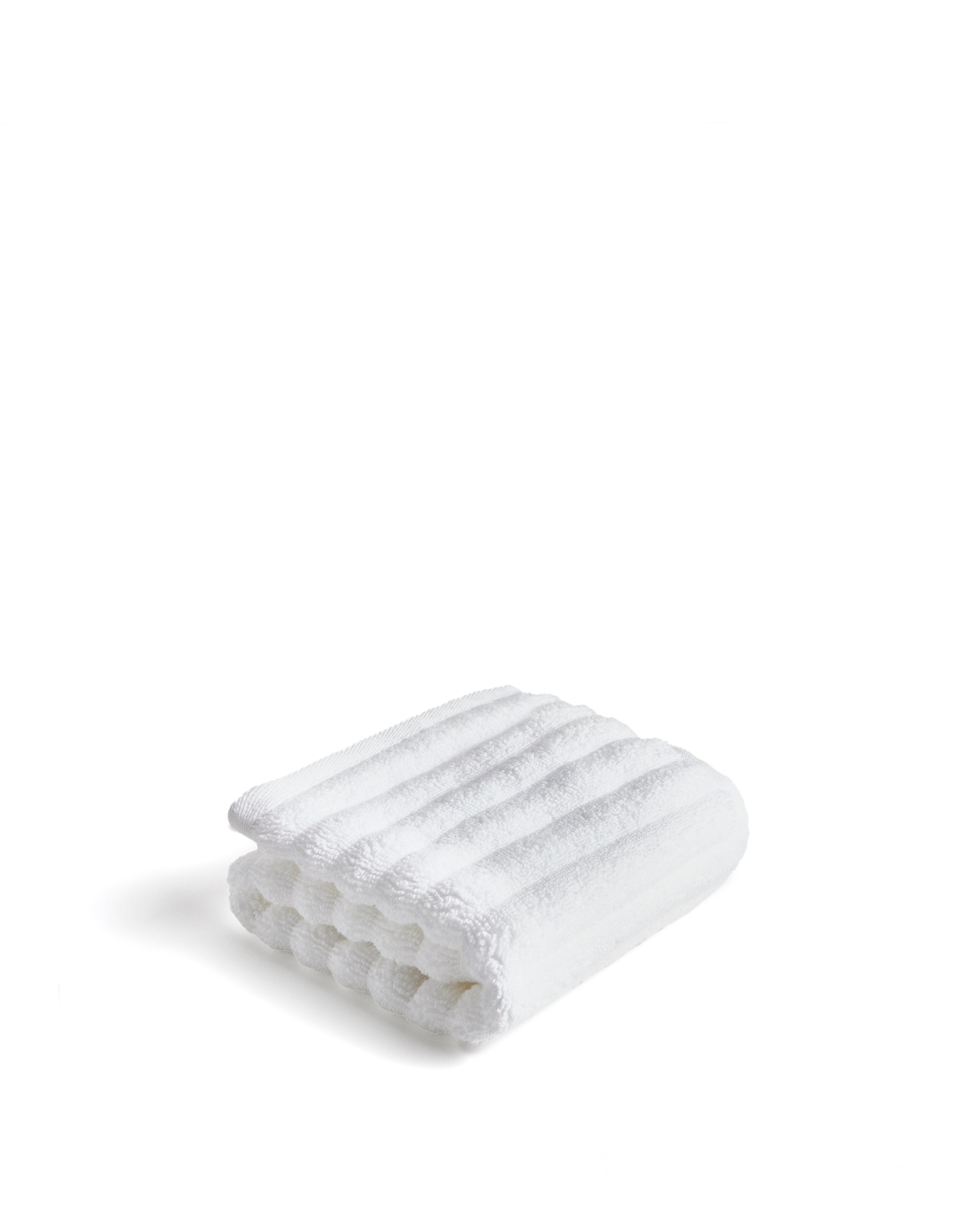 Navira 100% cotton white face towel 30 x 50cm - Product Image