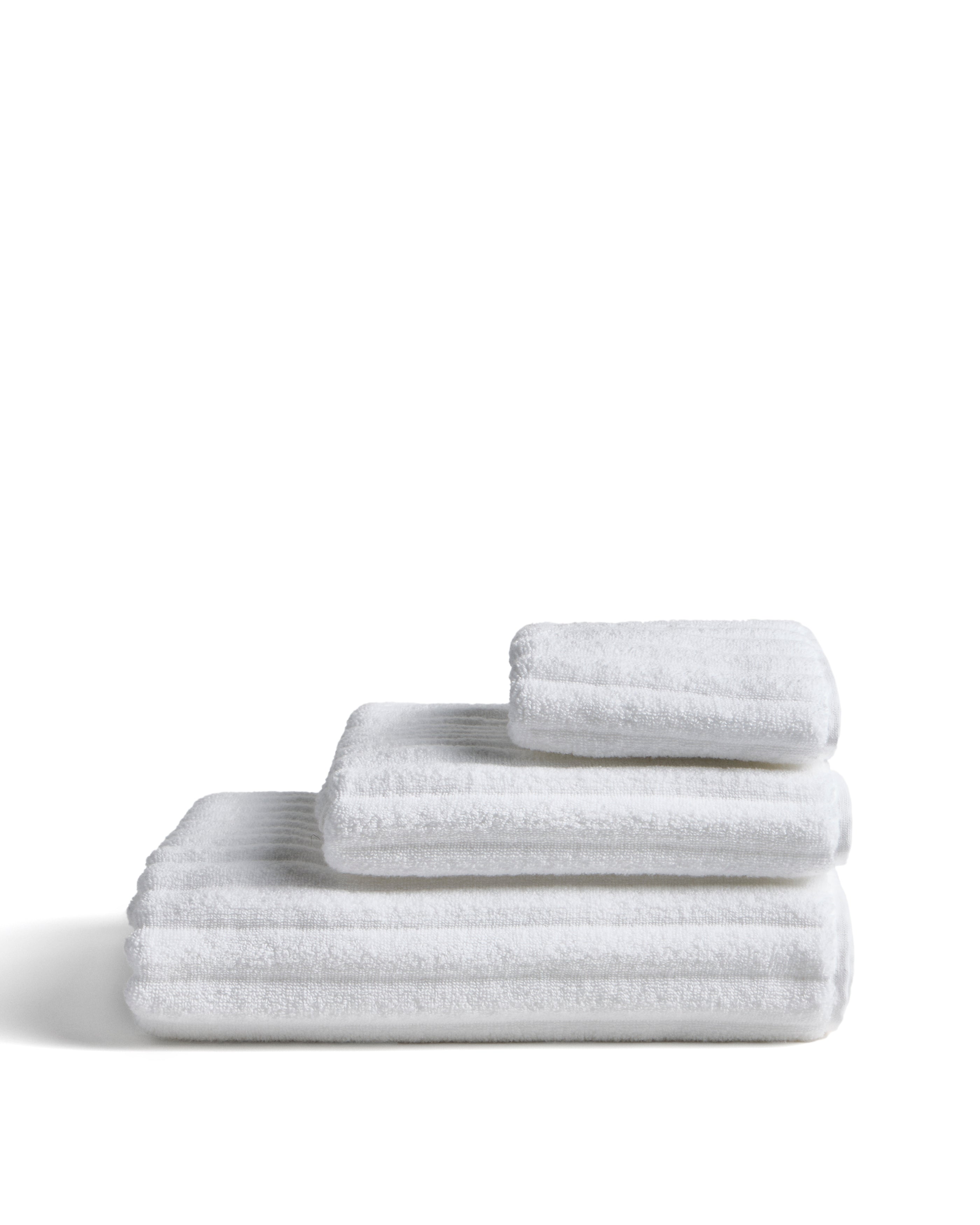 Navira 100% cotton white face towel 30 x 50cm - Product Image