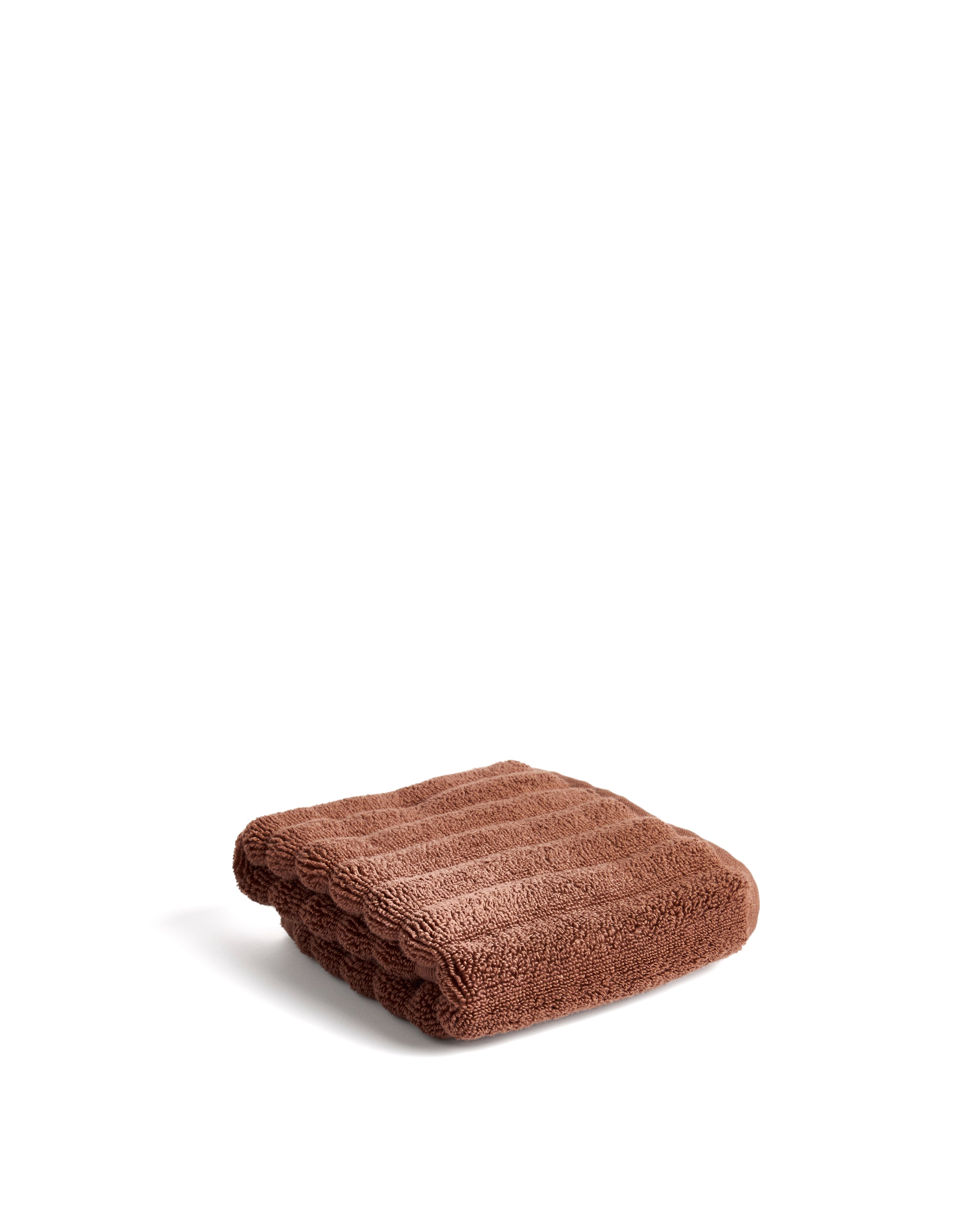 Navira 100% cotton dark brown face towel 30 x 50cm - Product Image