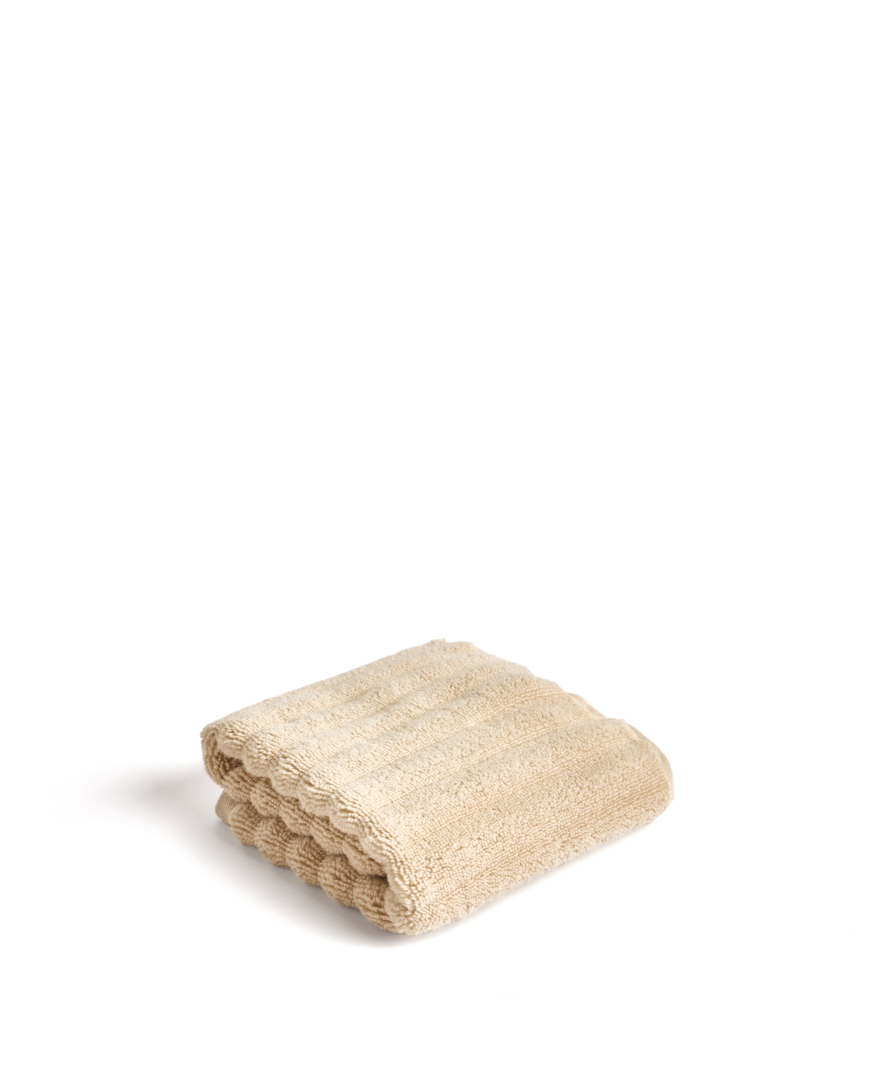 Navira 100% cotton beige face towel 30 x 50cm - Product Image