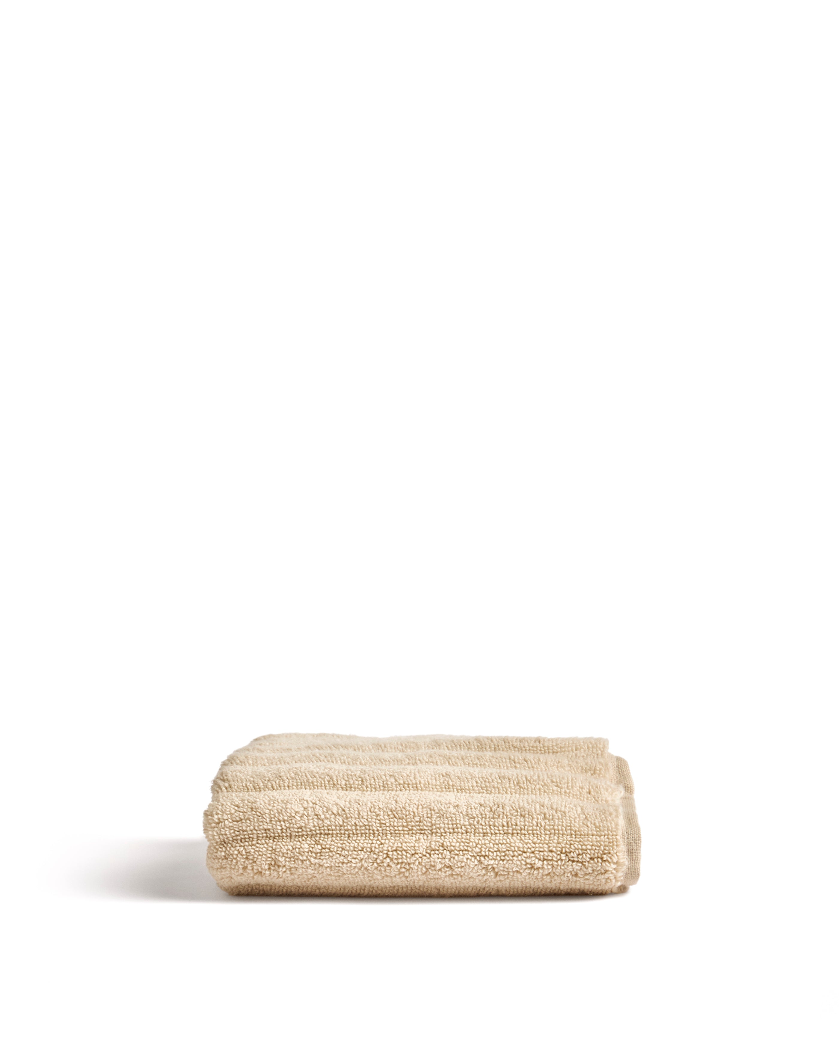 Navira 100% cotton beige face towel 30 x 50cm - Product Image