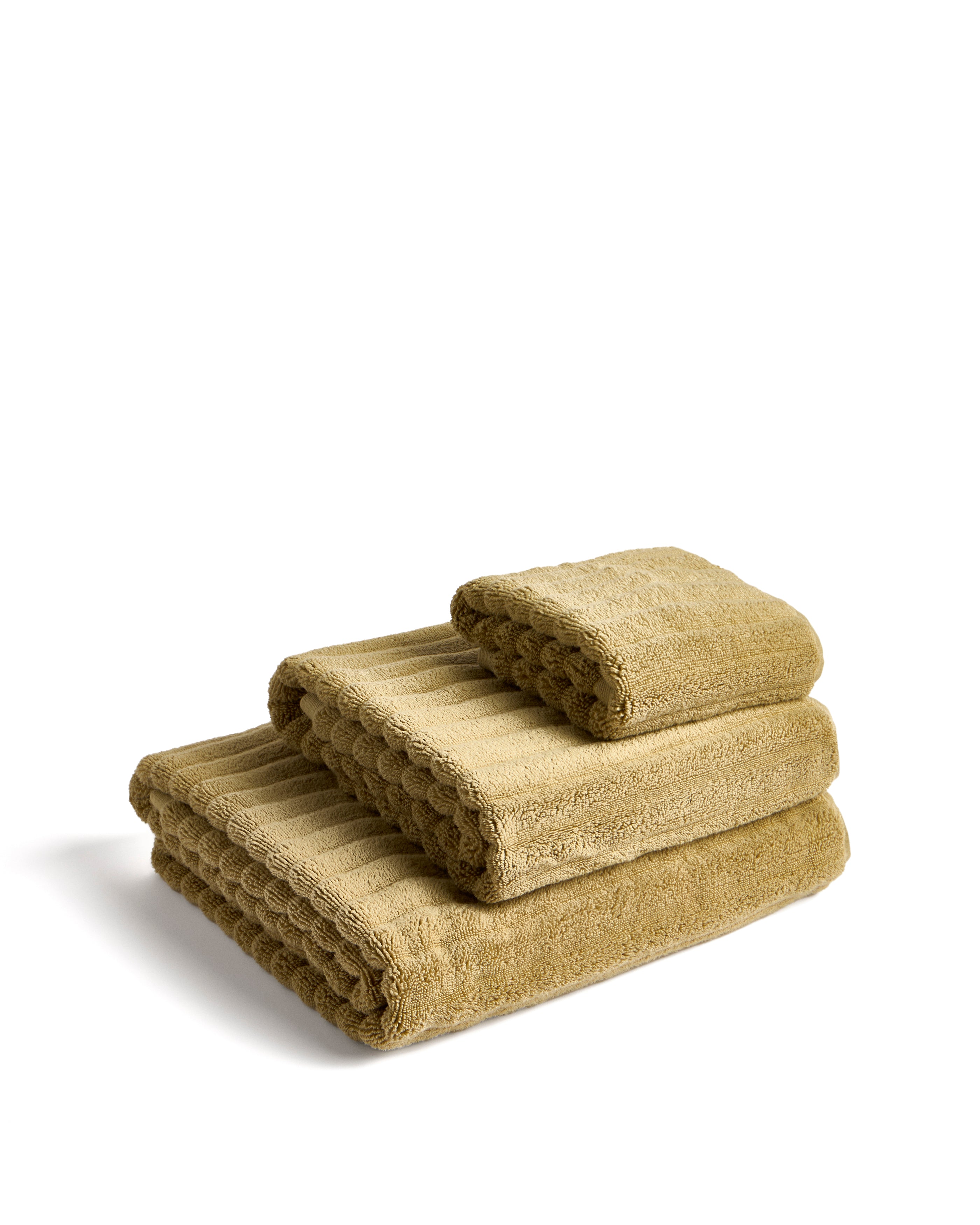 Navira 100% cotton light green face towel 30 x 50cm - Product Image