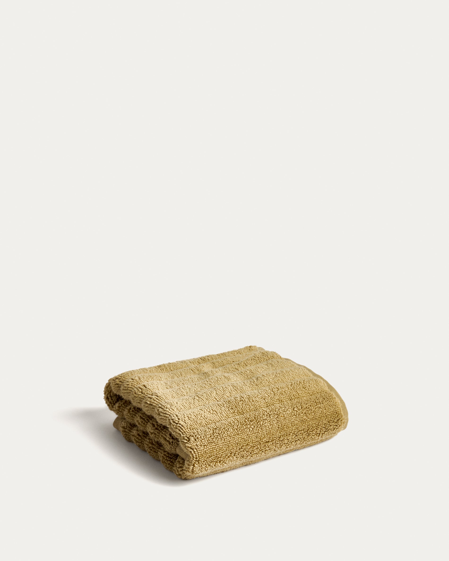Navira 100% cotton light green face towel 30 x 50cm - Product View