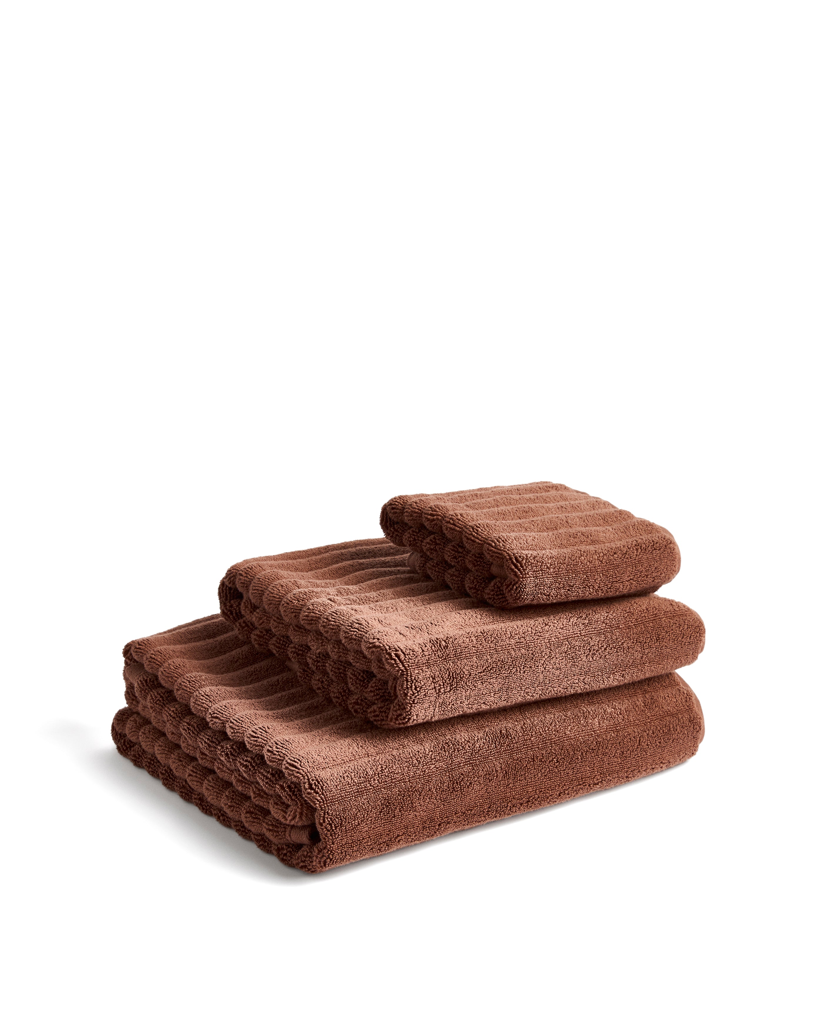 Navira 100% cotton dark brown hand towel 50 x 90cm - Product Image