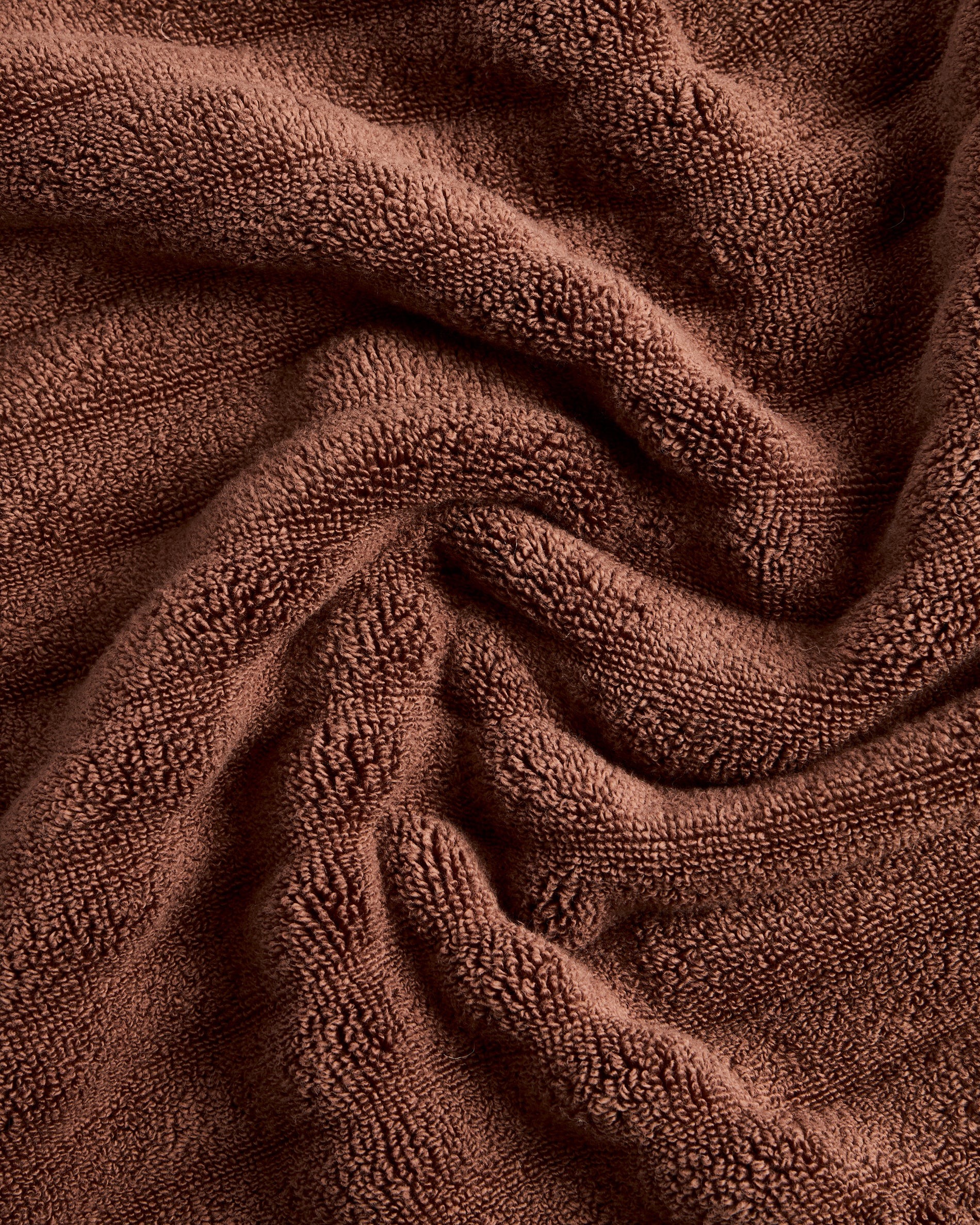 Navira 100% cotton dark brown hand towel 50 x 90cm - Detail