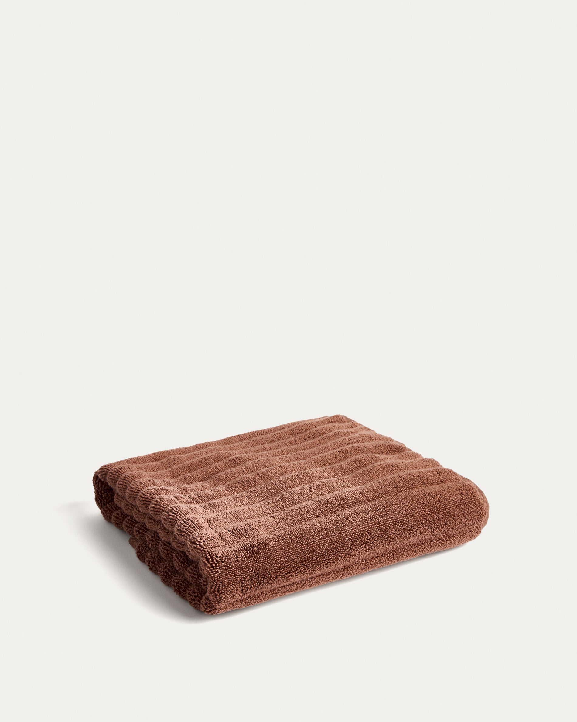 Navira 100% cotton dark brown hand towel 50 x 90cm - Product View