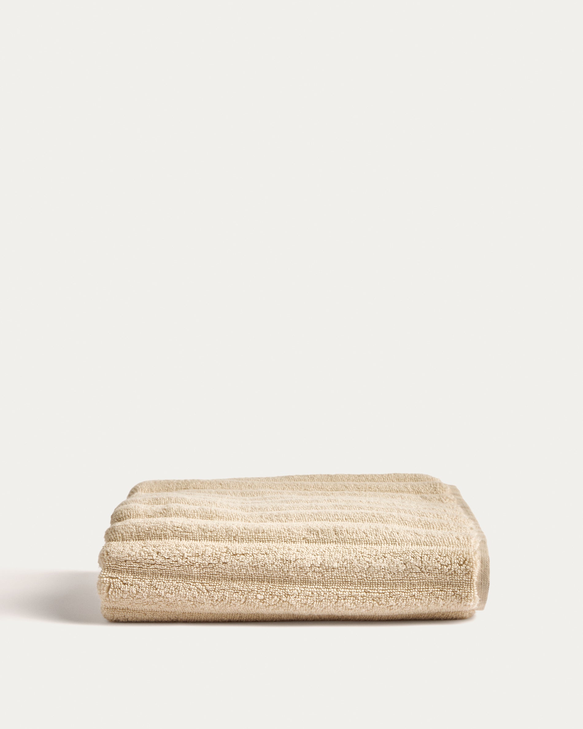 Navira 100% cotton beige hand towel 50 x 90cm - Product View