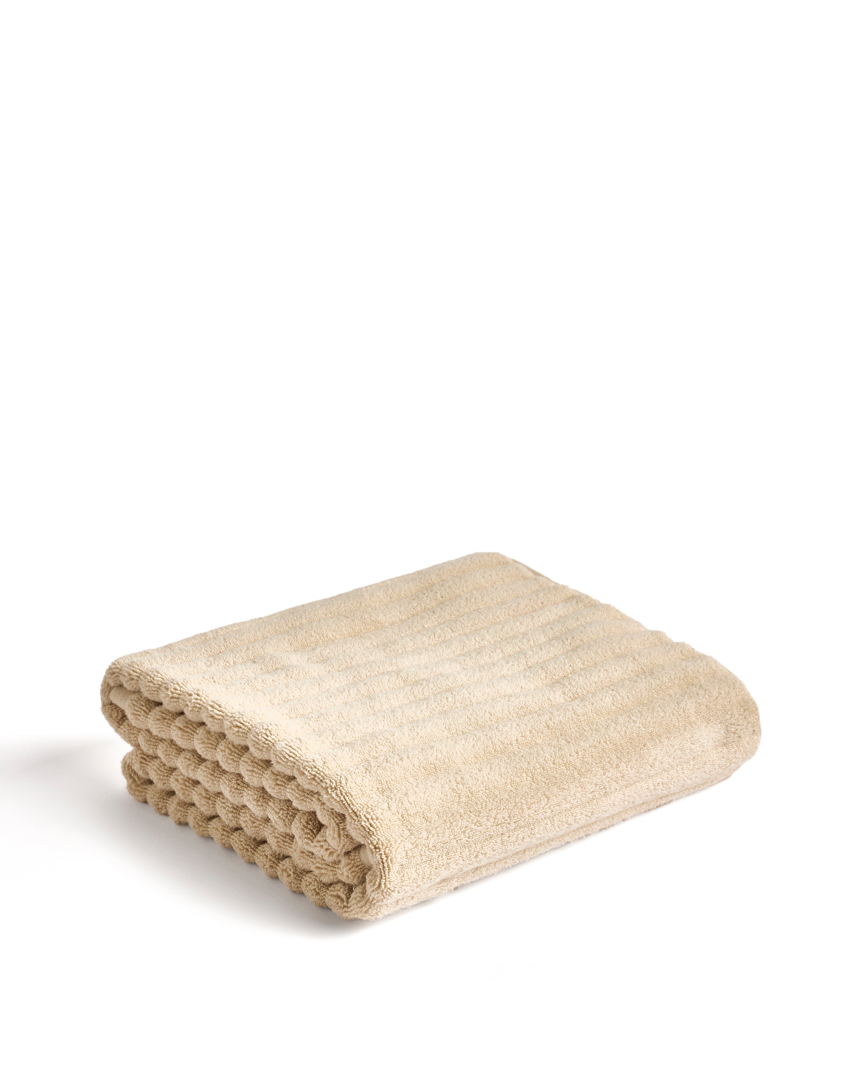 Navira 100% cotton beige bath towel 70 x 140cm - Product Image