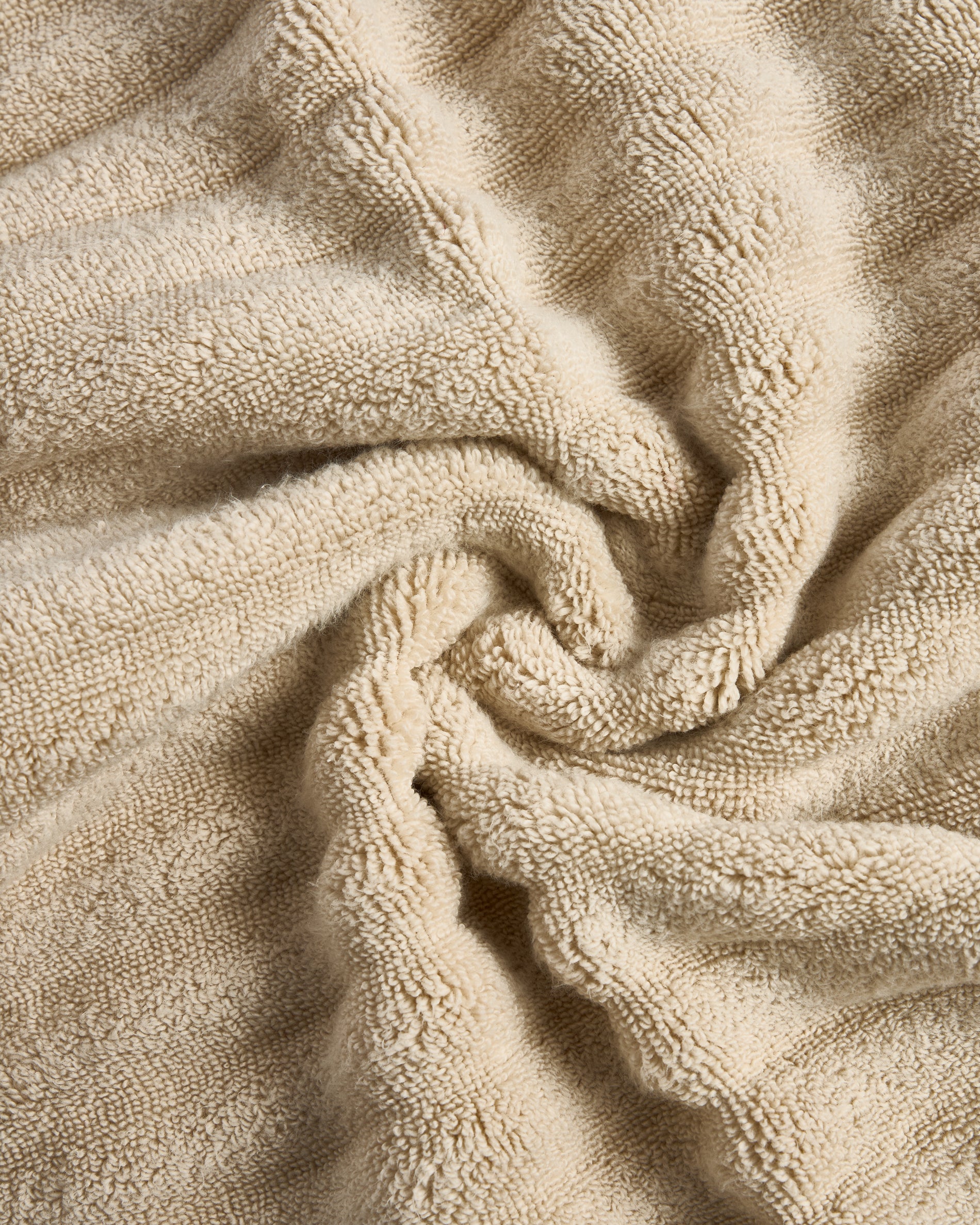 Navira 100% cotton beige bath towel 70 x 140cm - Detail