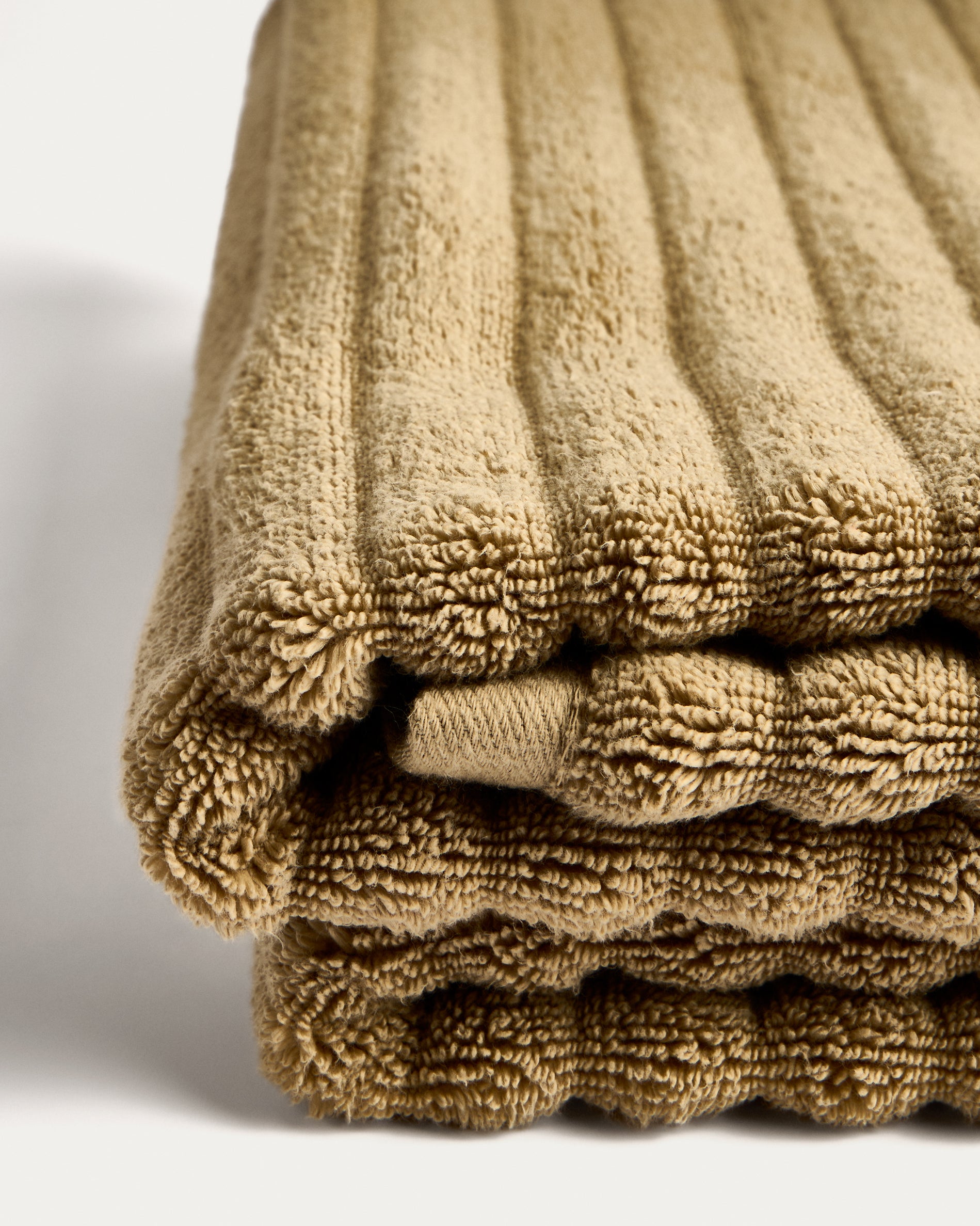 Navira 100% cotton light green bath towel 70 x 140cm - Detail