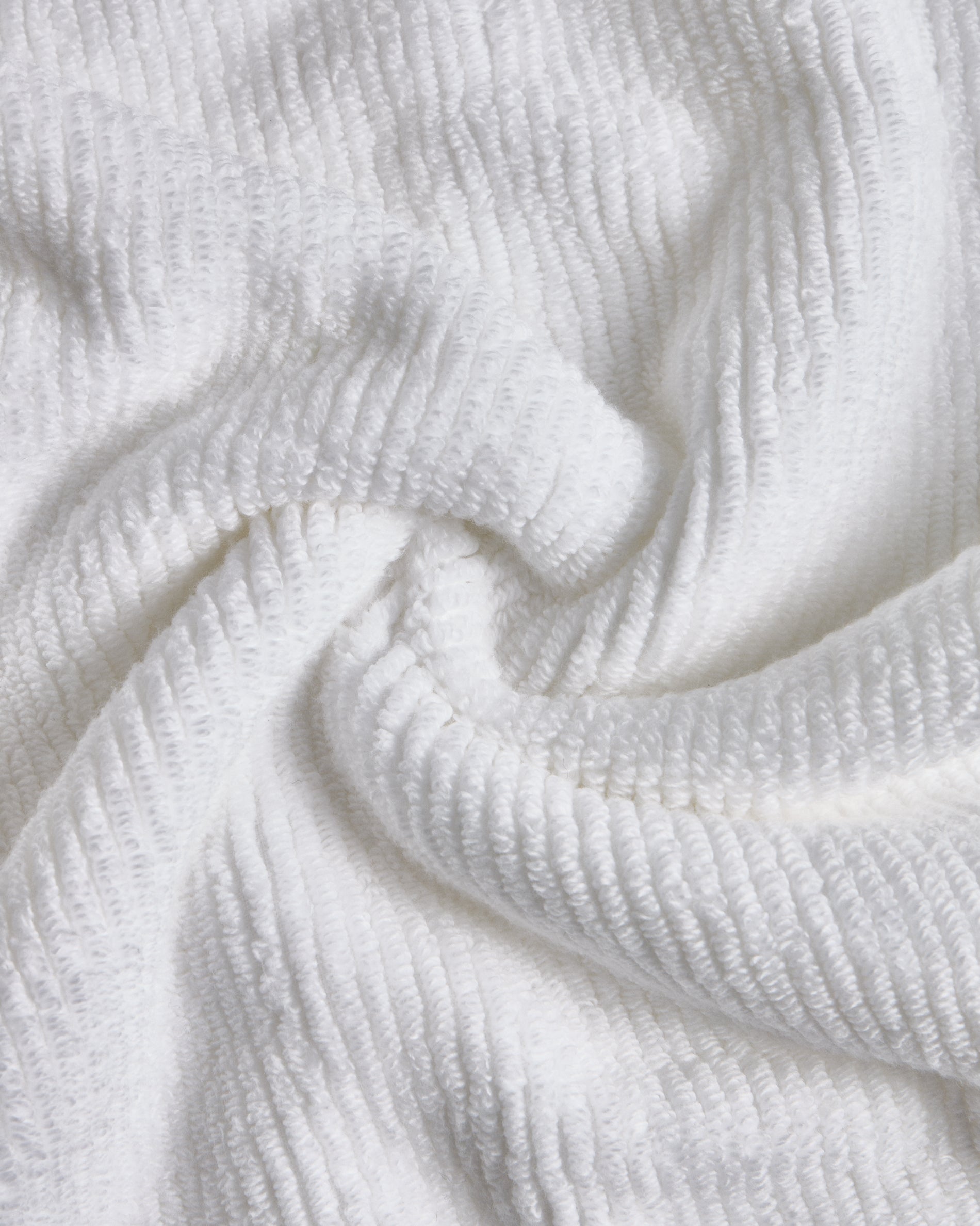 Olvira 100% cotton white jacquard hand towel 50 x 90cm - Detail