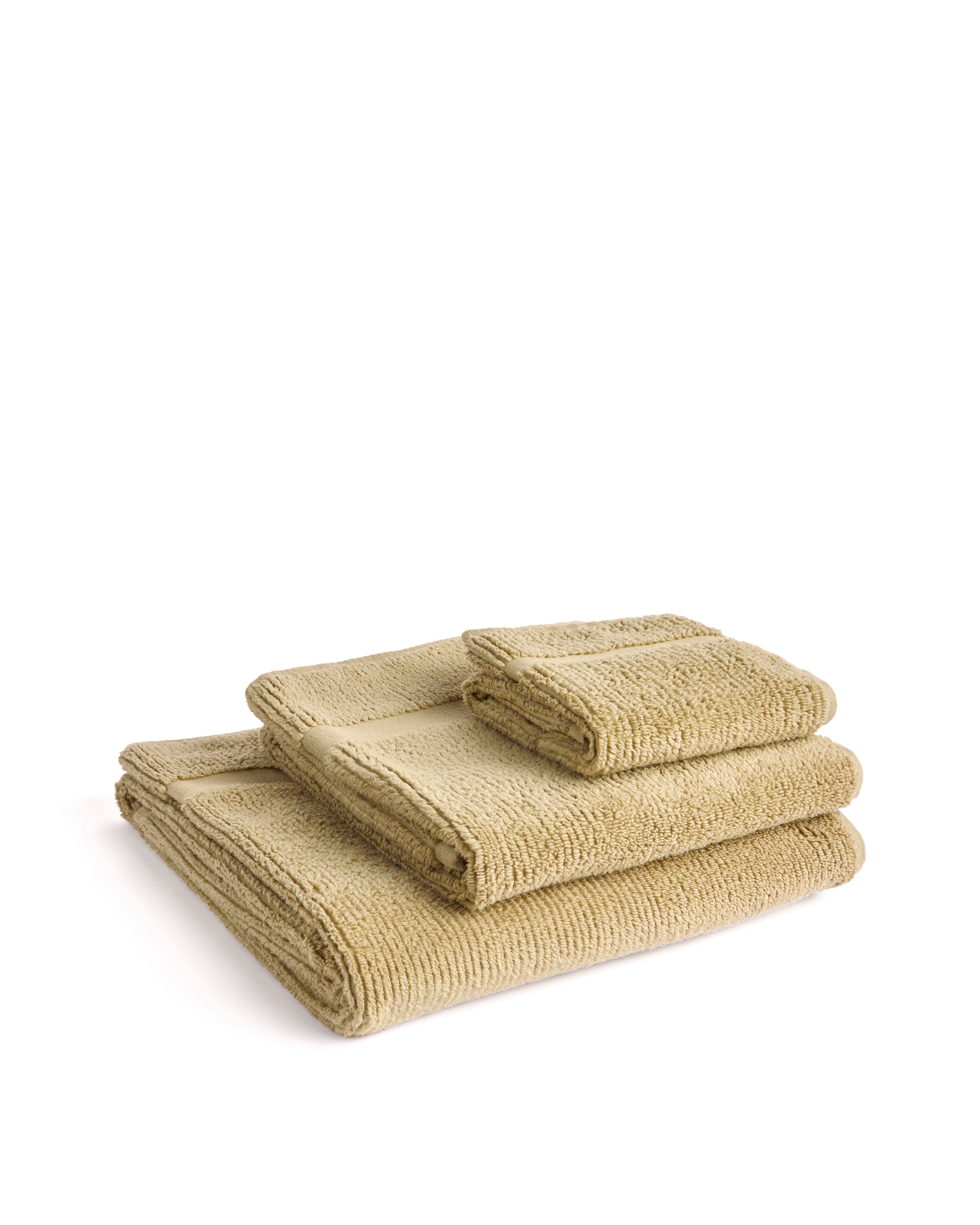 Olvira 100% cotton dark green jacquard hand towel 50 x 90cm - Product Image