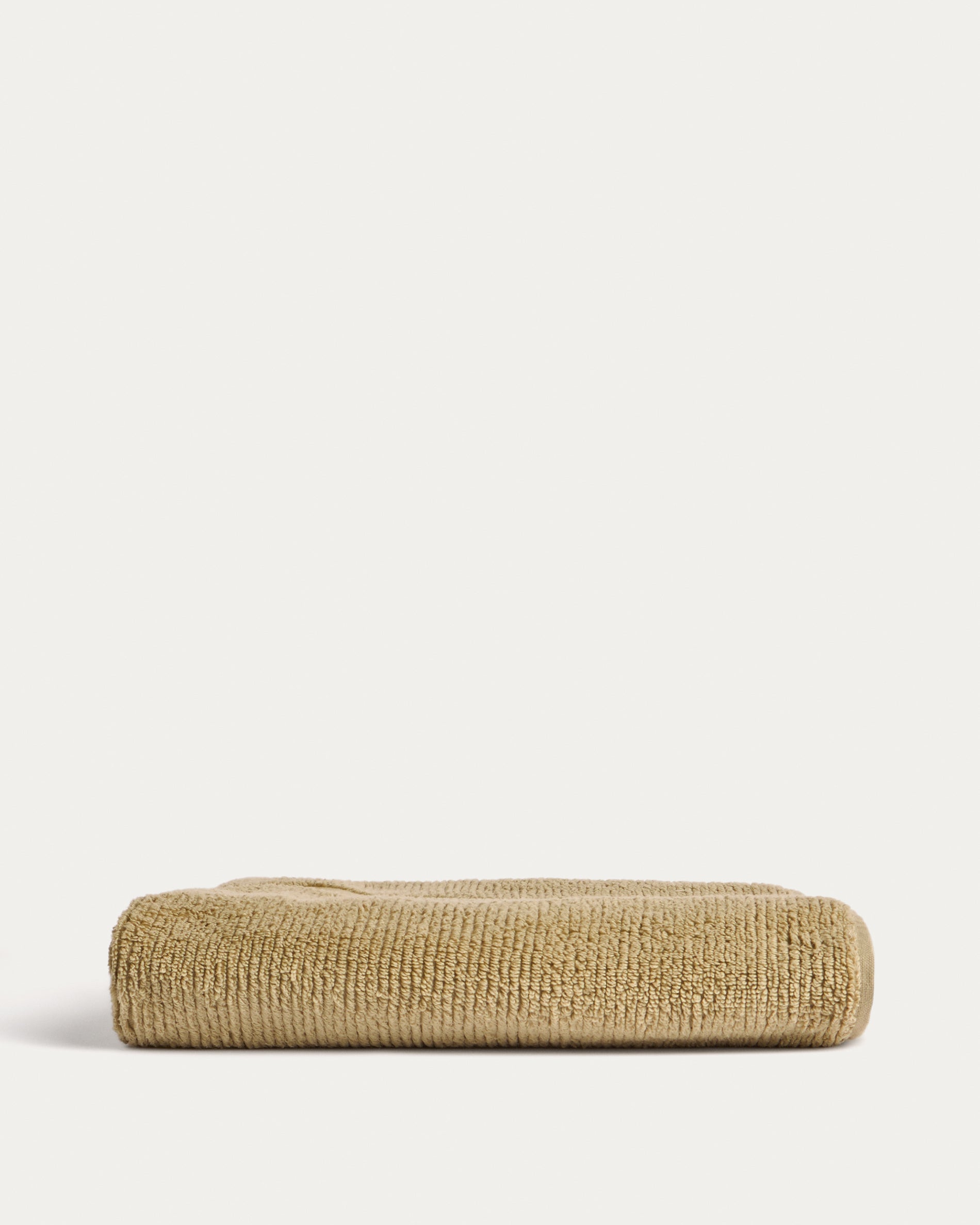 Olvira 100% cotton dark green jacquard border bath towel 70 x 140cm - Product View