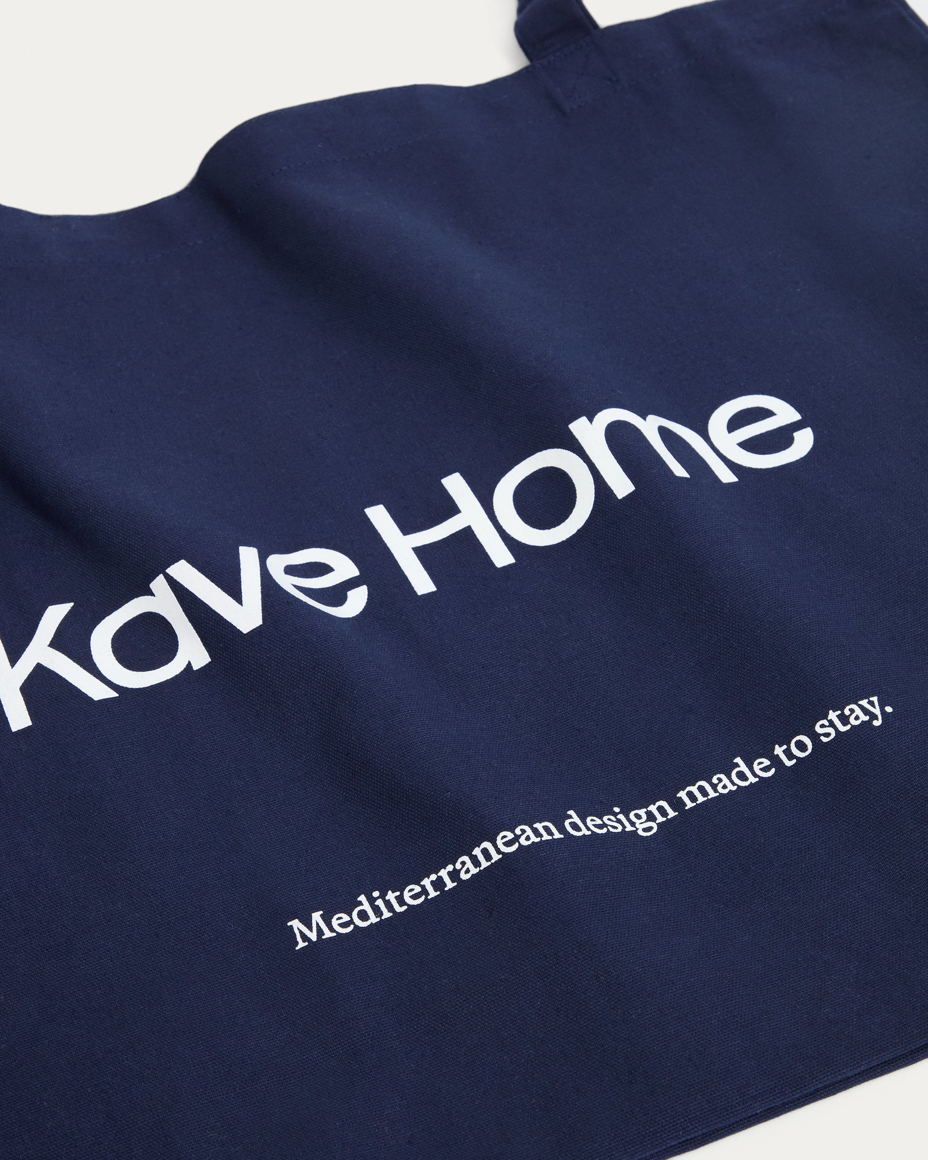 I Love Costa Brava x Kave Home tote bag – 100% cotton in blue - Detail
