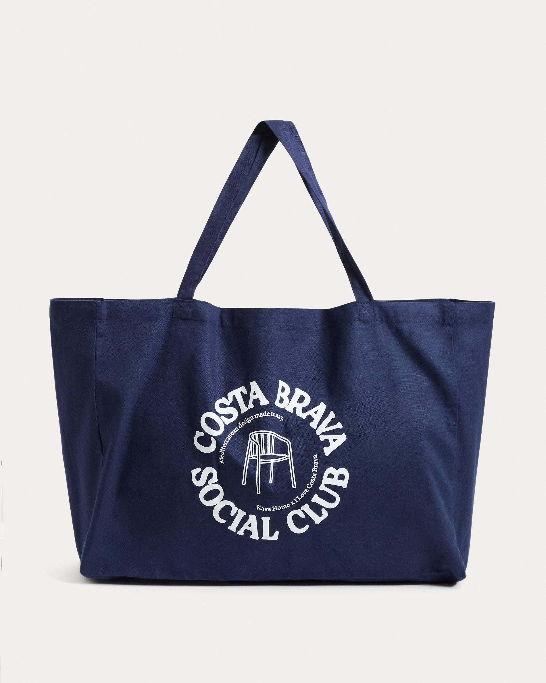 I Love Costa Brava x Kave Home tote bag – 100% cotton in blue - Product View