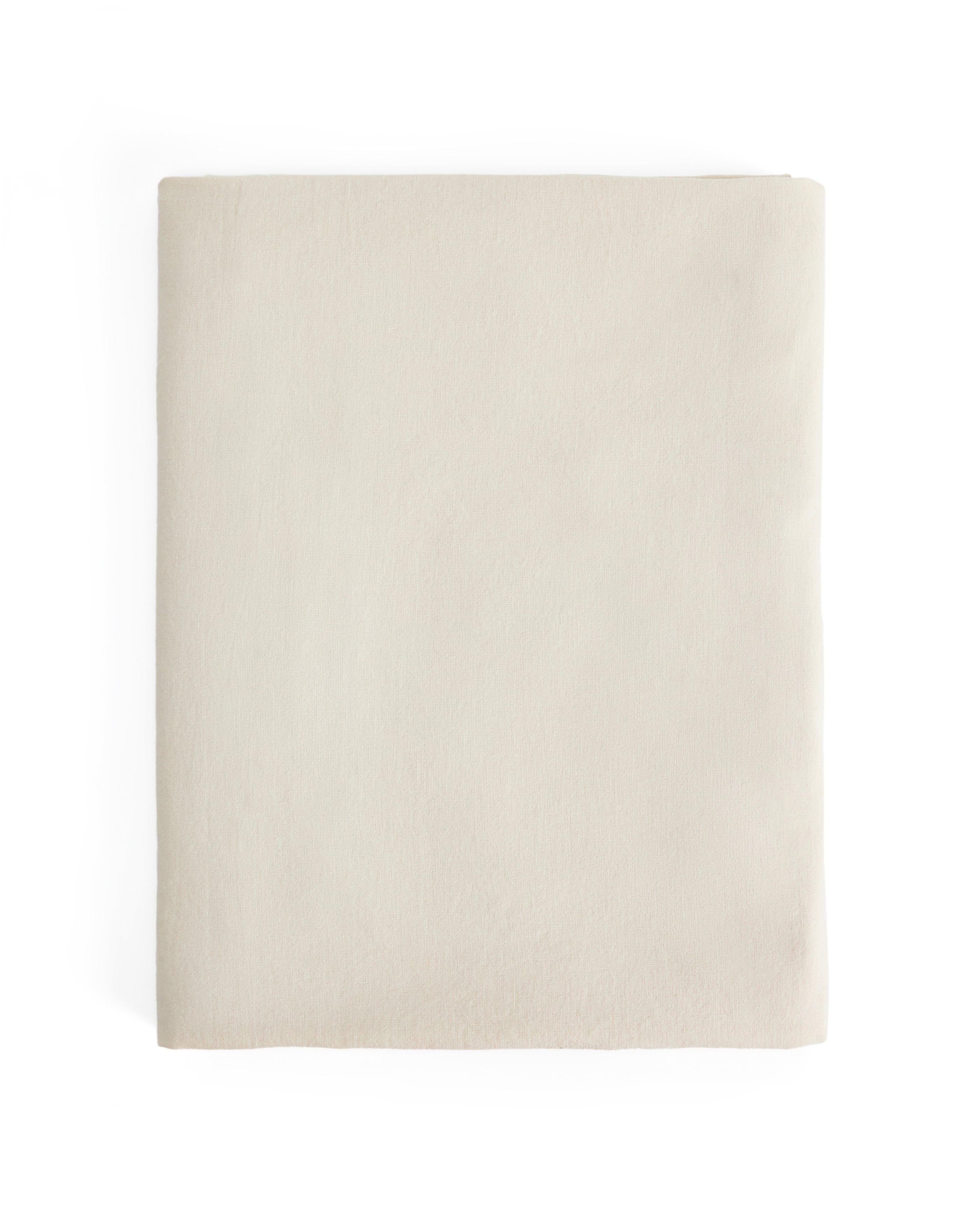Aldine stone grey cotton and linen tablecloth 170 x 250cm - Product Image