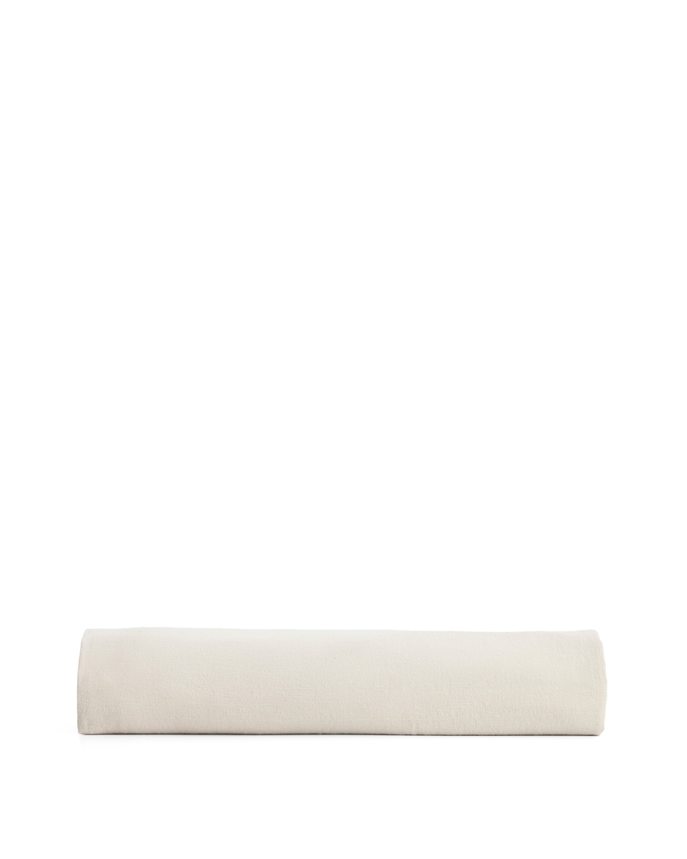 Aldine stone grey cotton and linen tablecloth 170 x 250cm - Product Image