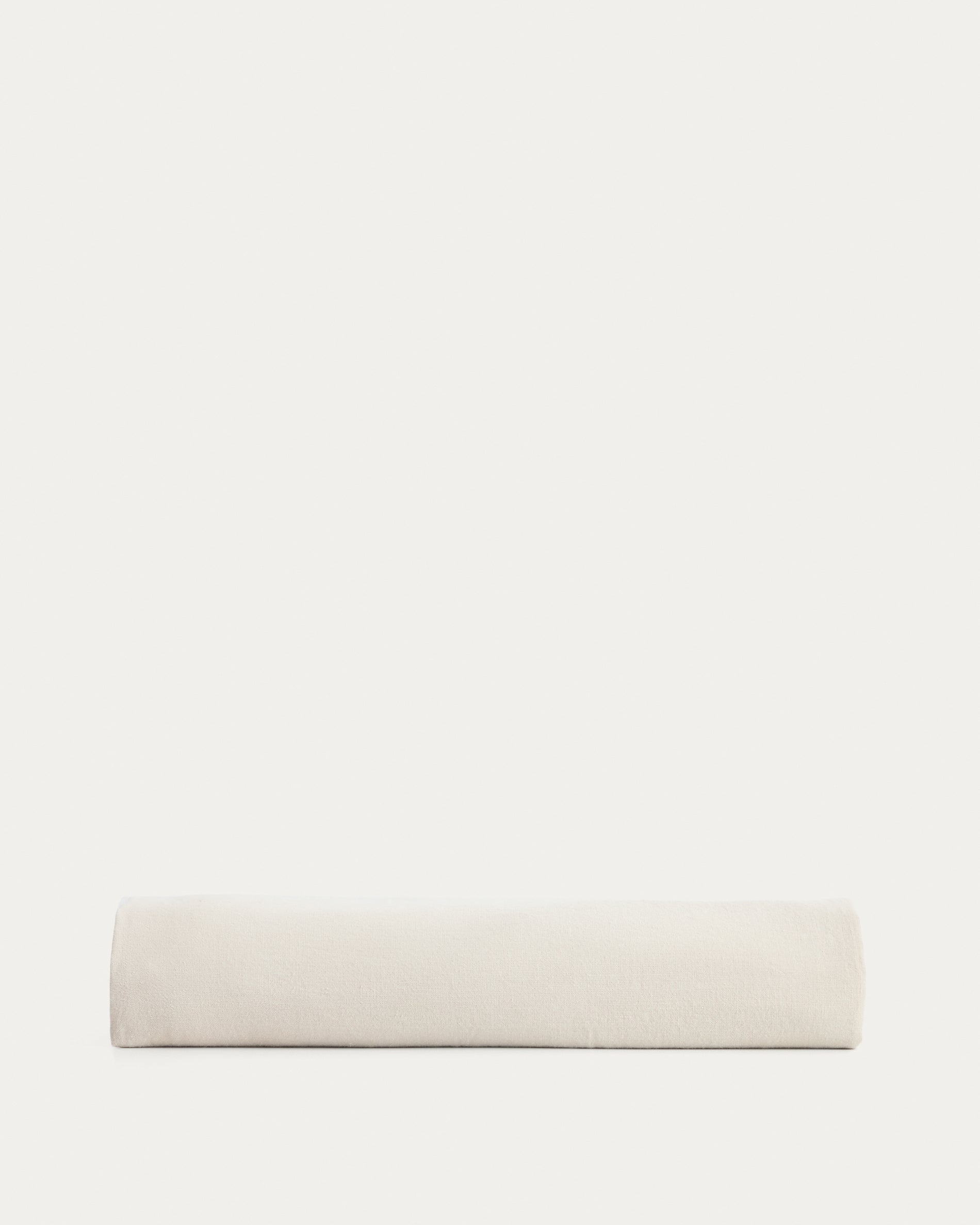 Aldine stone grey cotton and linen tablecloth 170 x 250cm - Product View