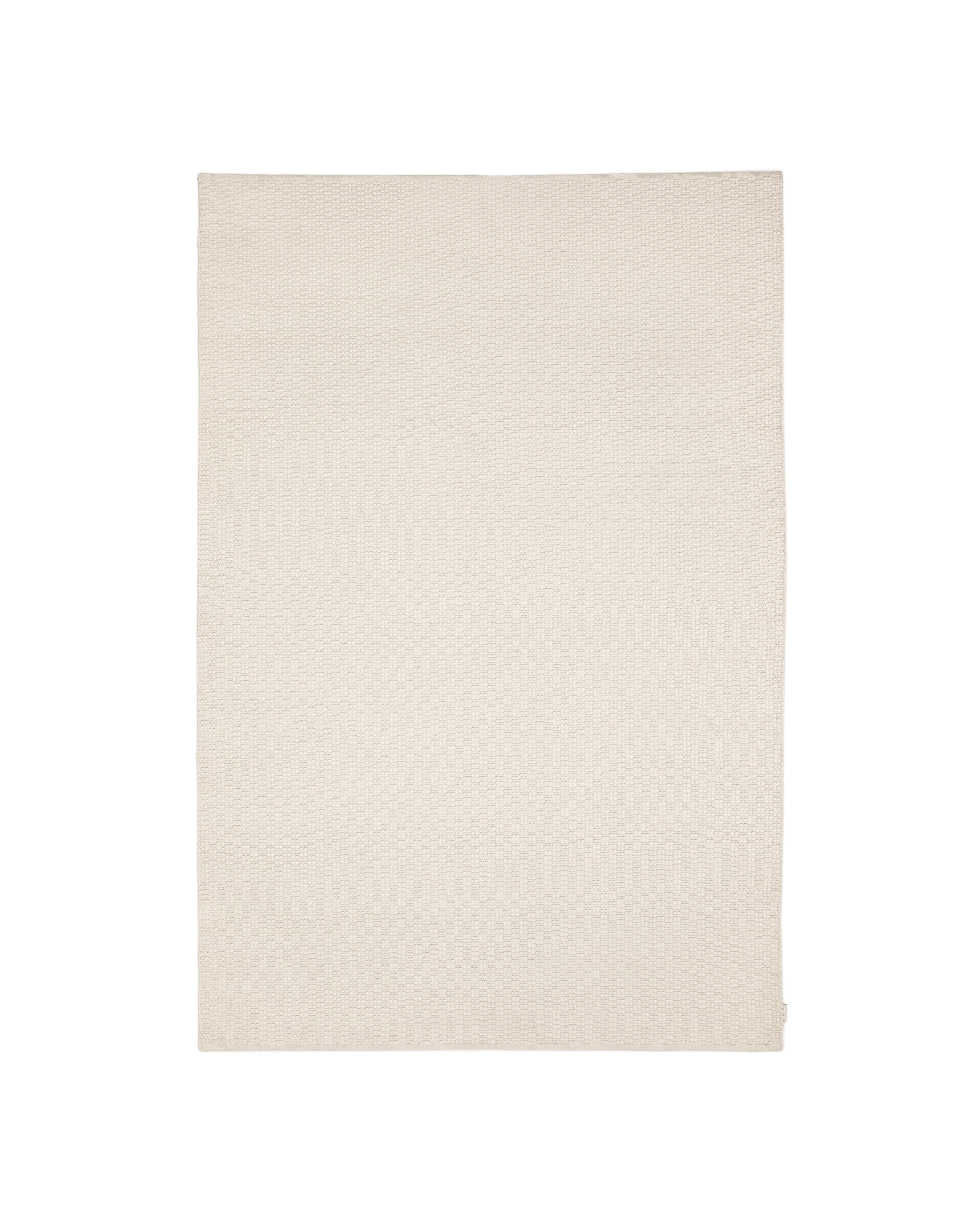 Mascarell rug, cotton and polyester in white, 200 x 300 cm - Product Image