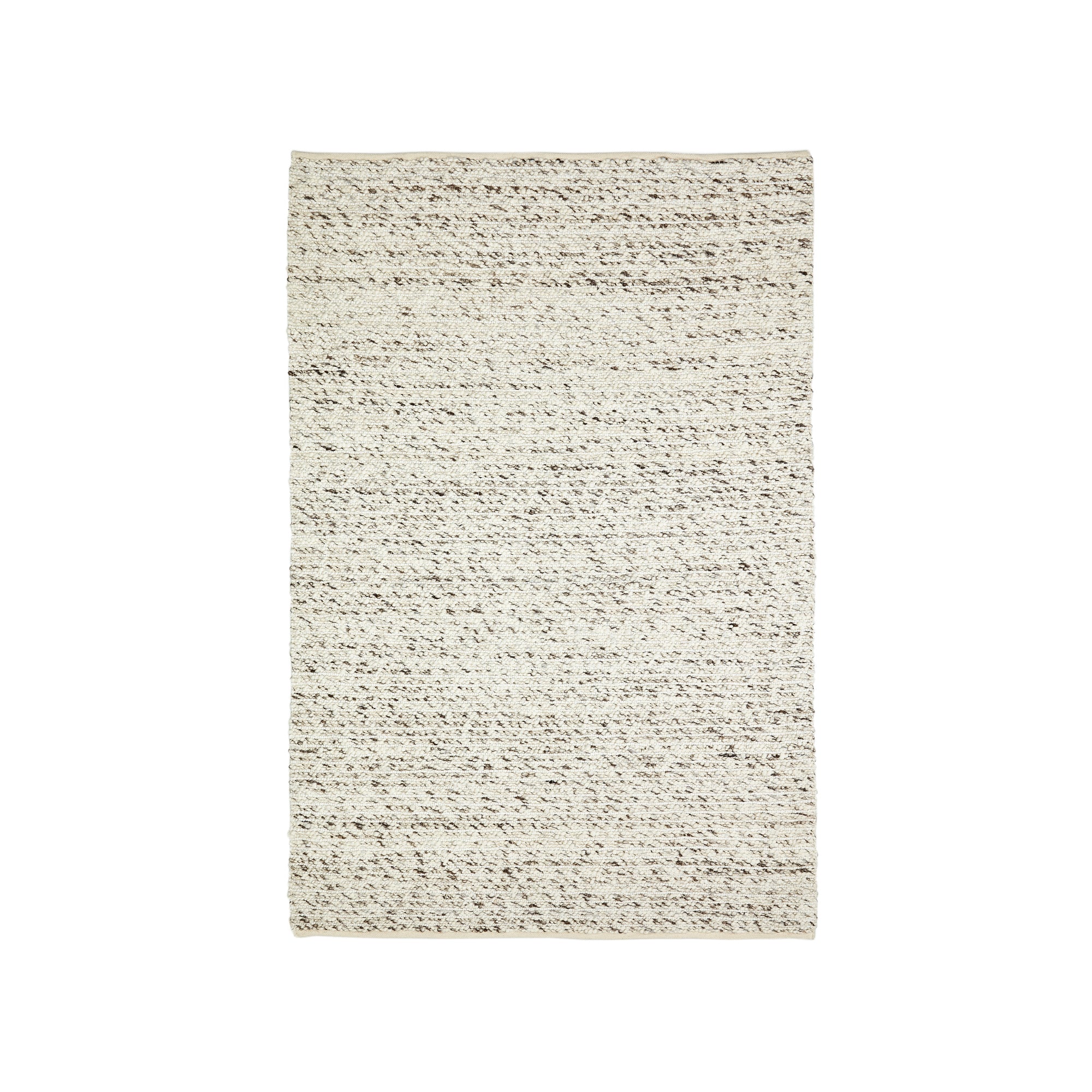 Manilva rug in wool and brown cotton, 200 x 300 cm - Product Image