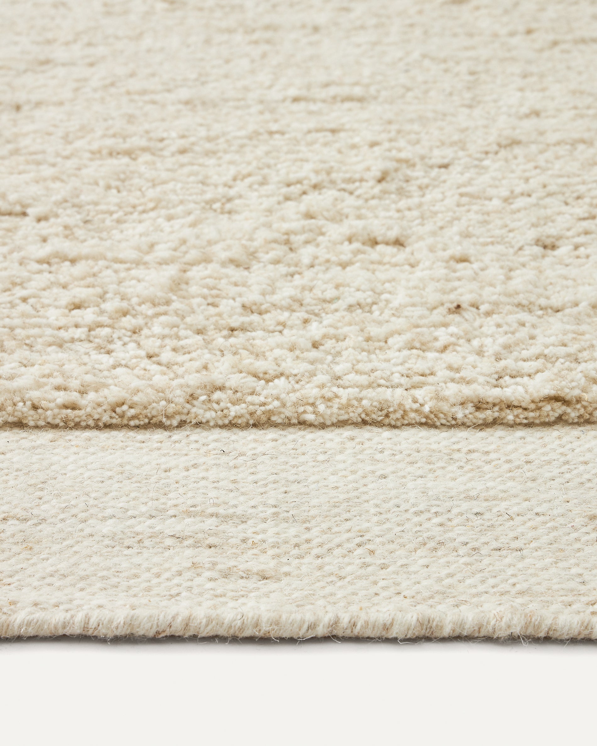Marely white wool rug 200 x 300 cm - Detail
