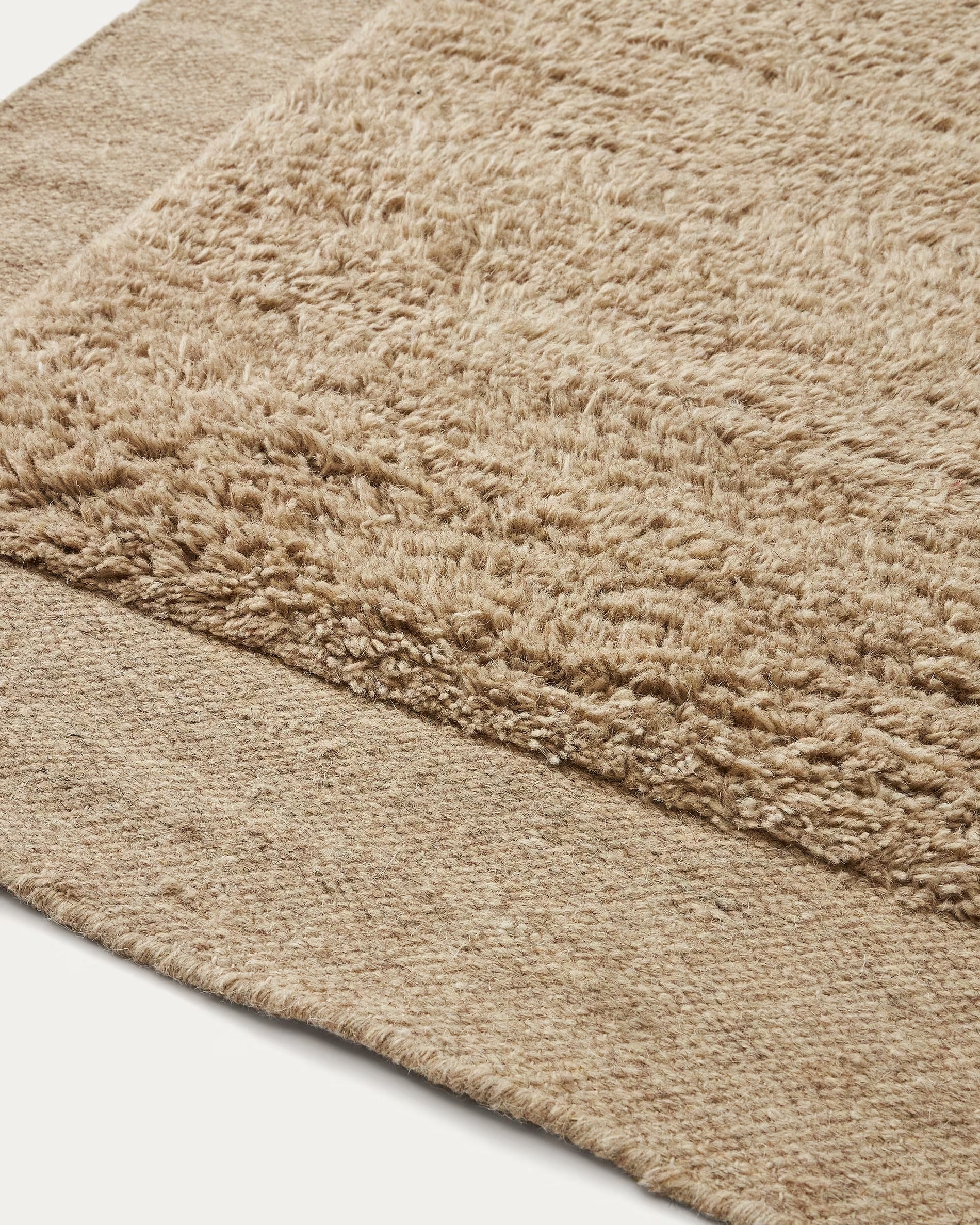 Marely beige wool rug 160 x 230 cm 